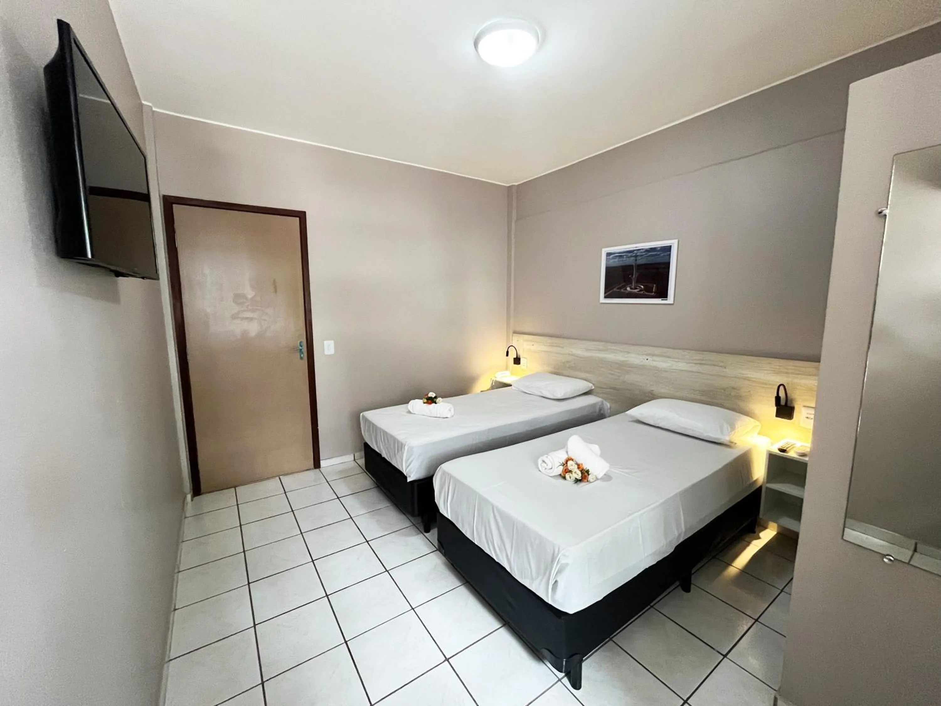 Bed in Europa Hotel Brasília by Bsb Inn