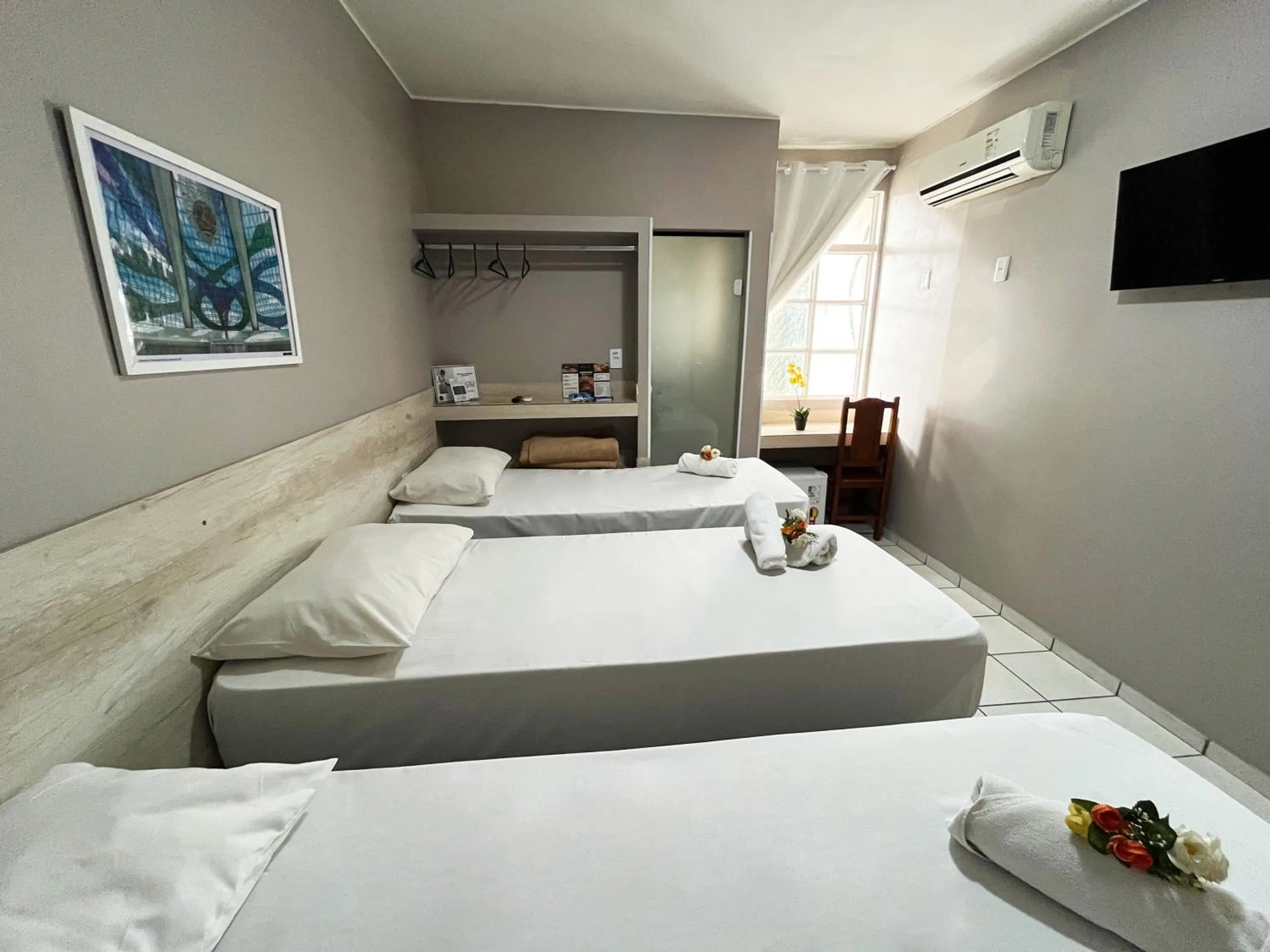 Bed in Europa Hotel Brasília by Bsb Inn