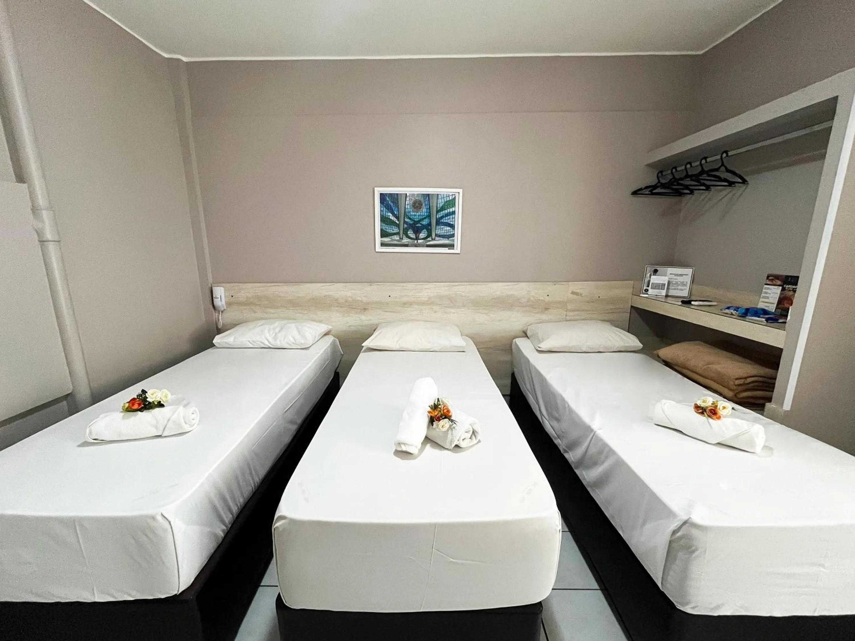 Bed in Europa Hotel Brasília by Bsb Inn