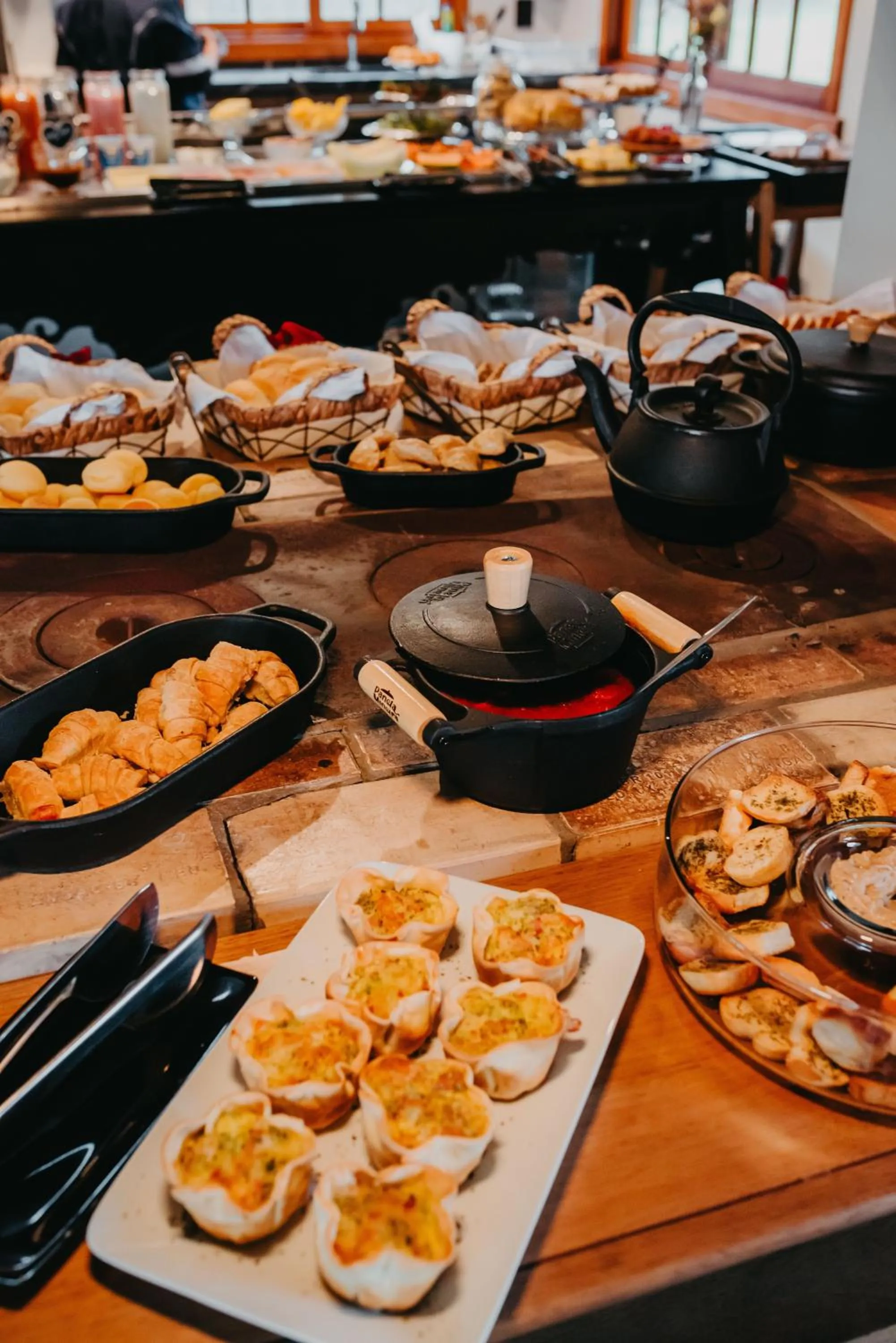 Buffet breakfast in WoodStone Hotel Fazenda