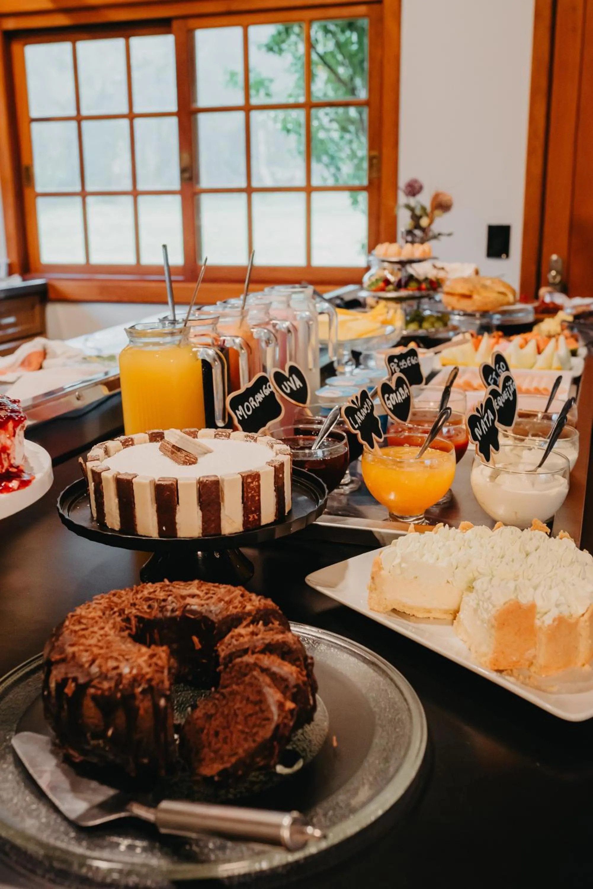 Buffet breakfast in WoodStone Hotel Fazenda