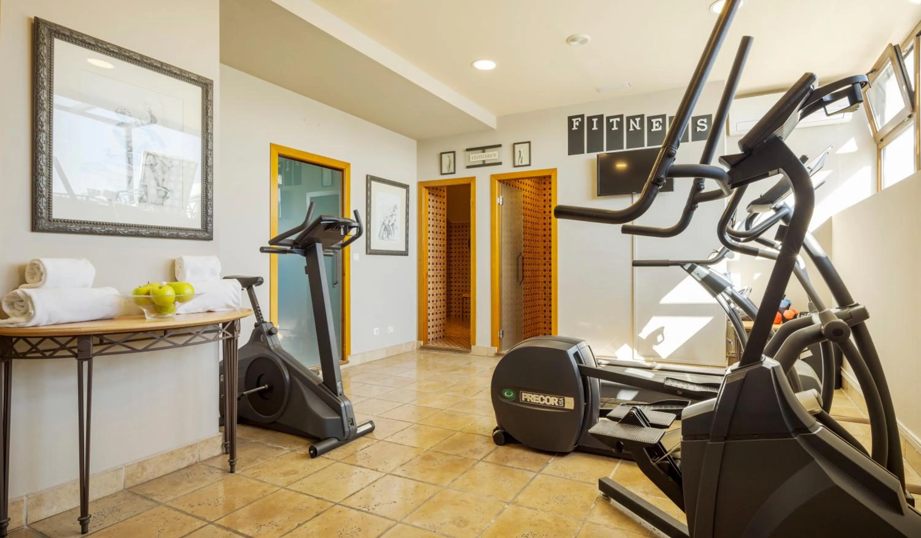 Fitness centre/facilities in Hotel Ilunion Mérida Palace