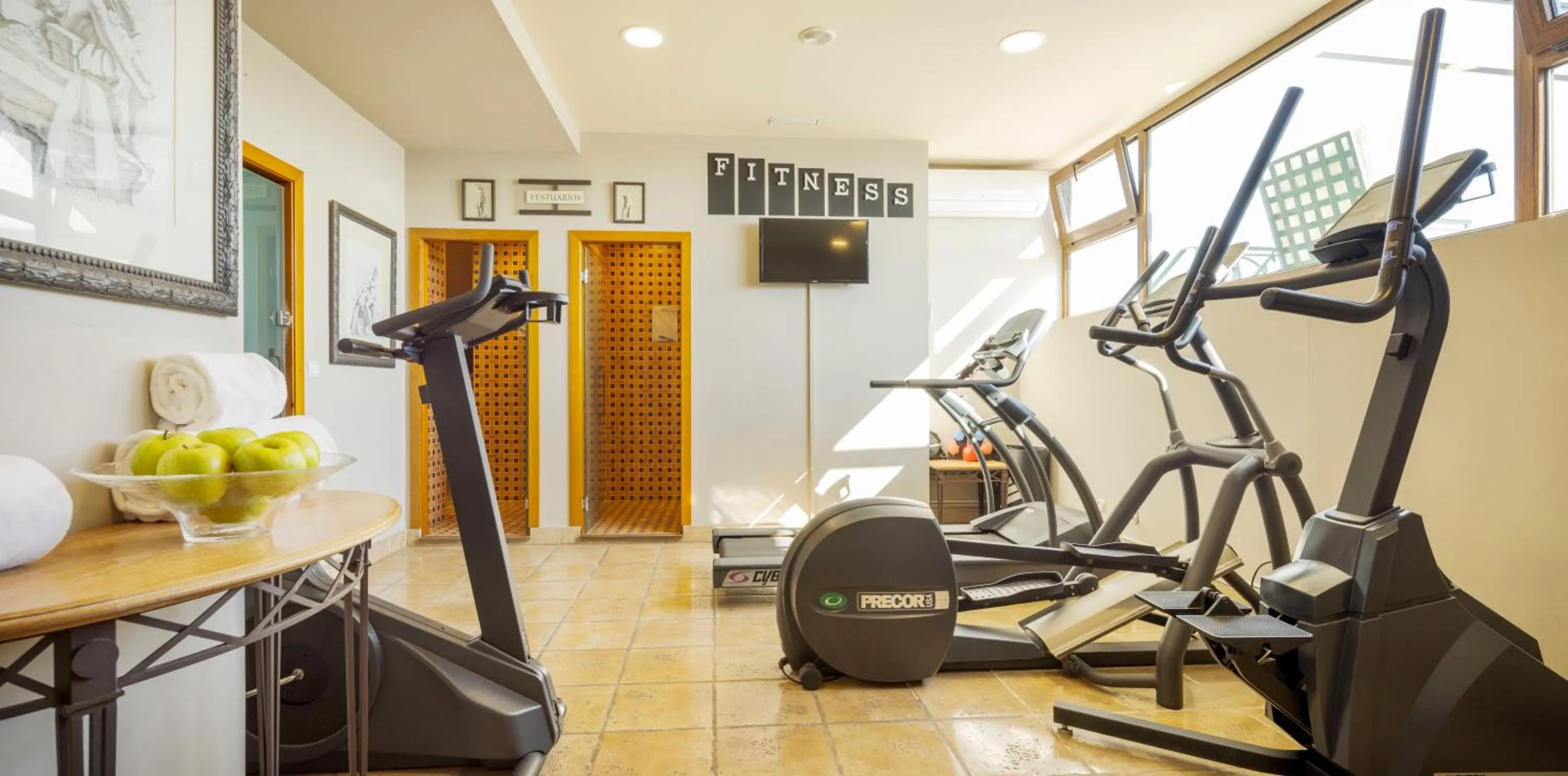 Fitness centre/facilities in Hotel Ilunion Mérida Palace