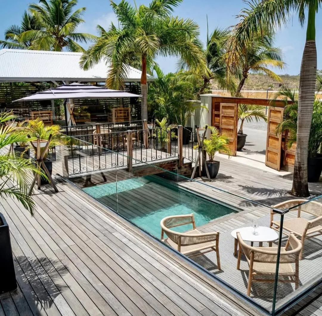 Patio in La Villa Hibiscus, Saint Martin