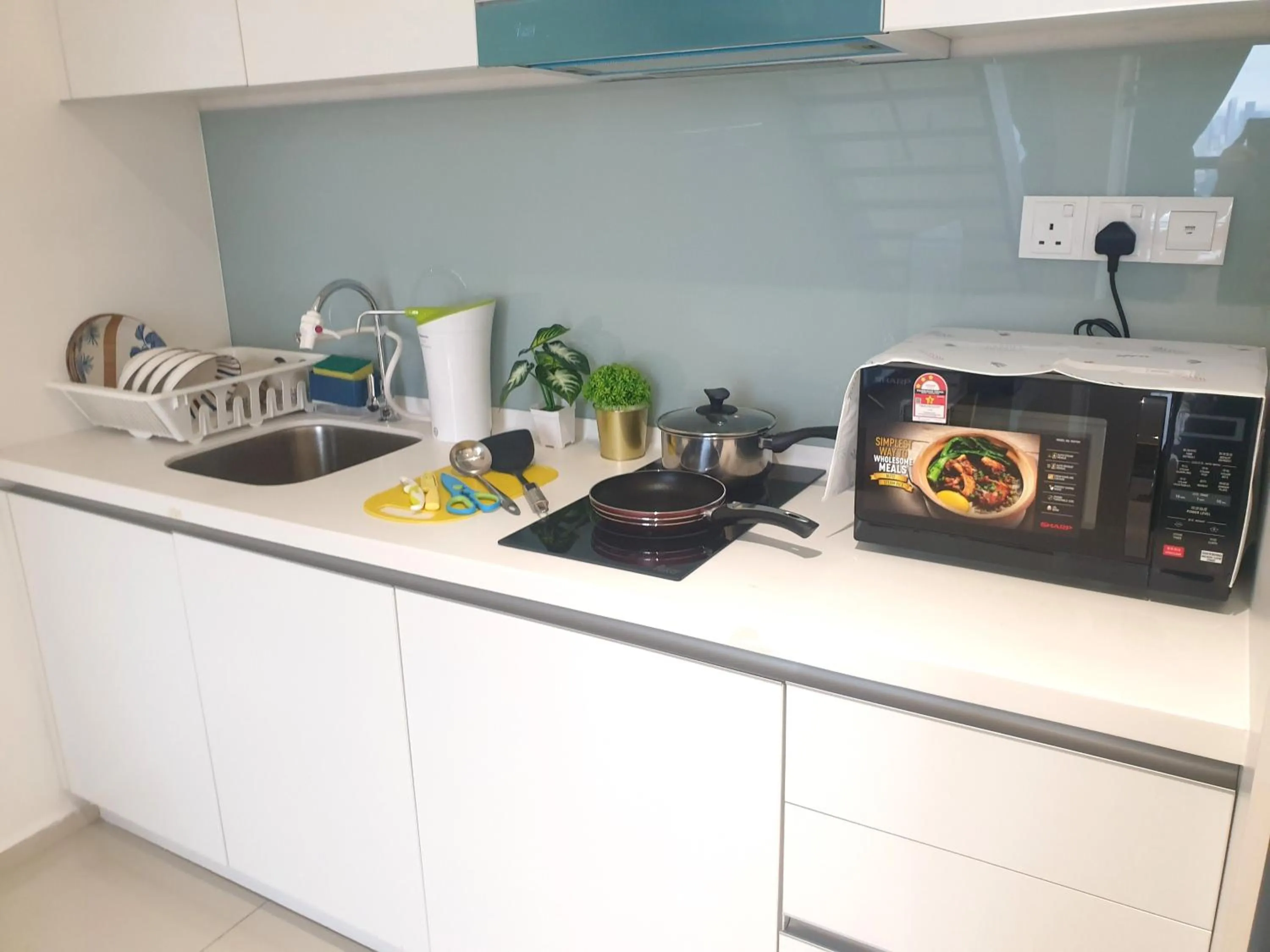 Kitchen or kitchenette in EkoCheras Duplex Suite by Ohana Home