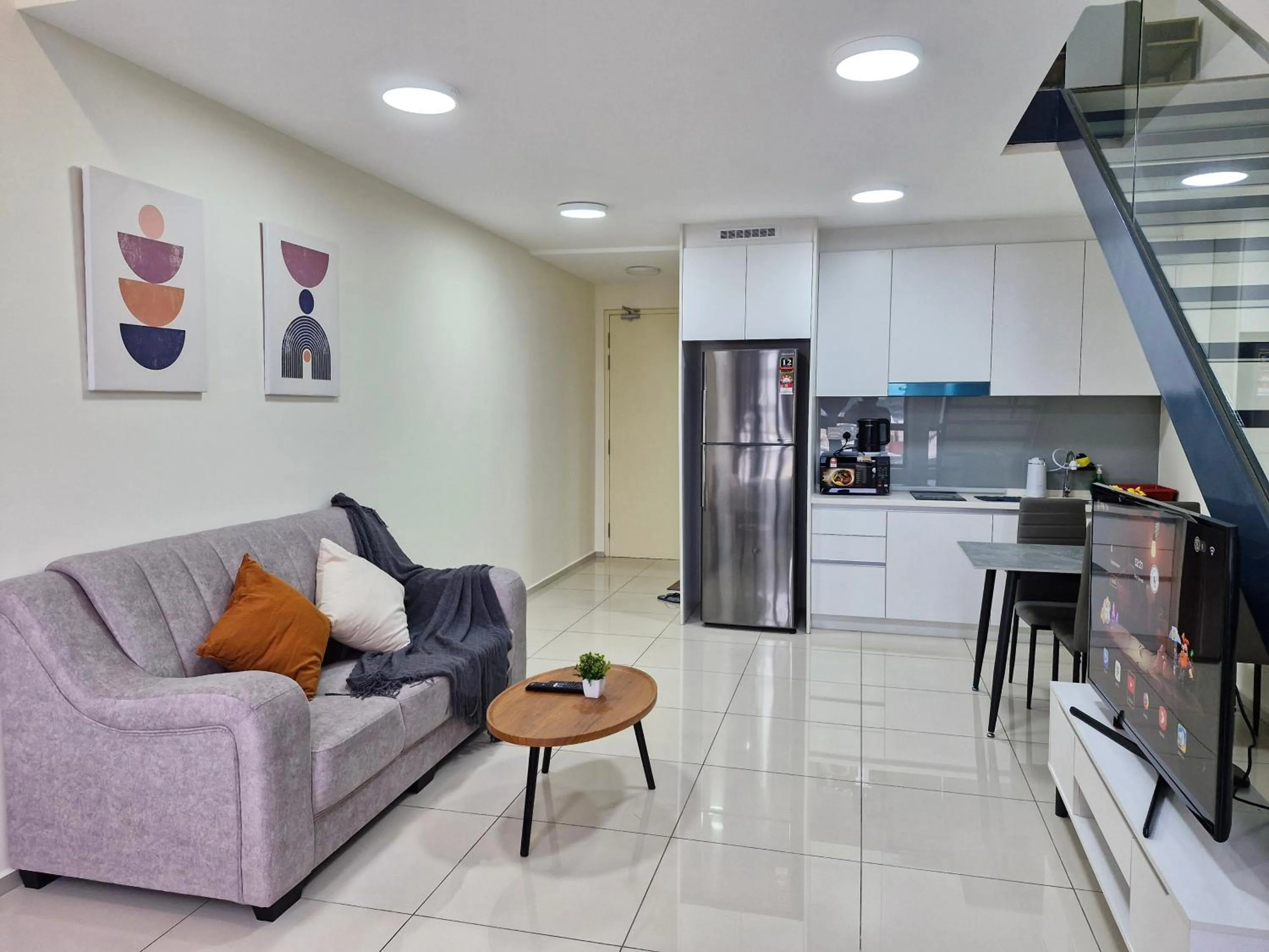 Kitchen or kitchenette in EkoCheras Duplex Suite by Ohana Home