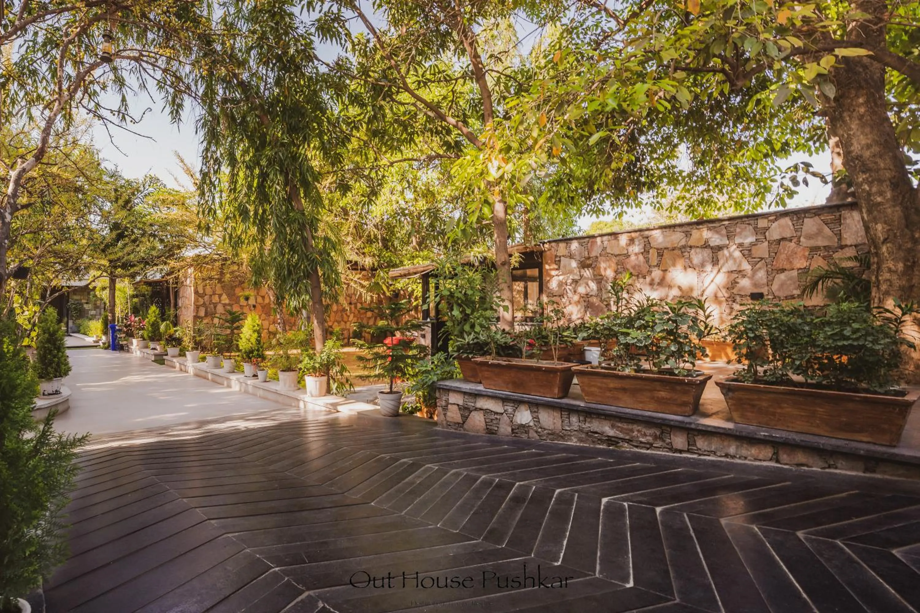 Facade/entrance in Out House Pushkar