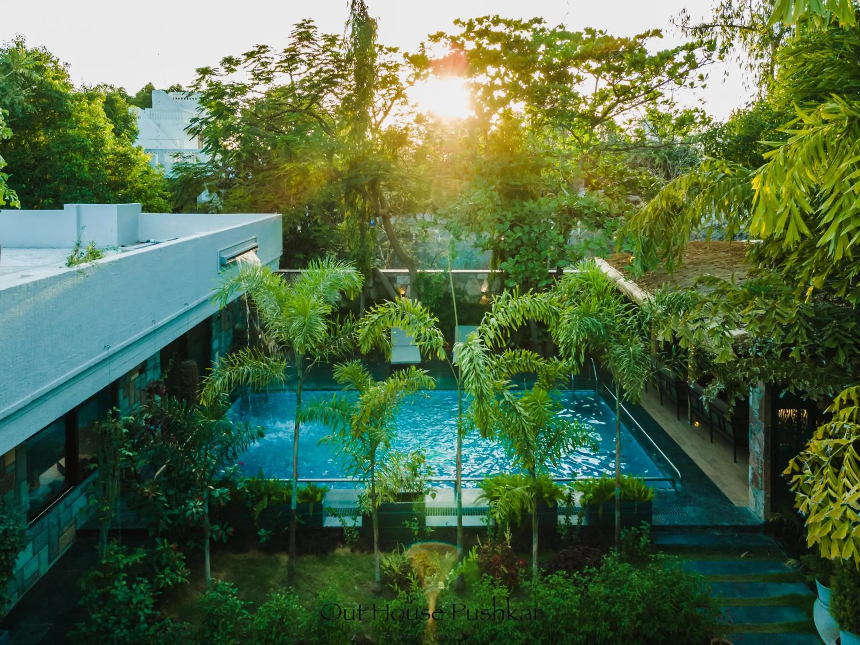 Swimming pool in Out House Pushkar