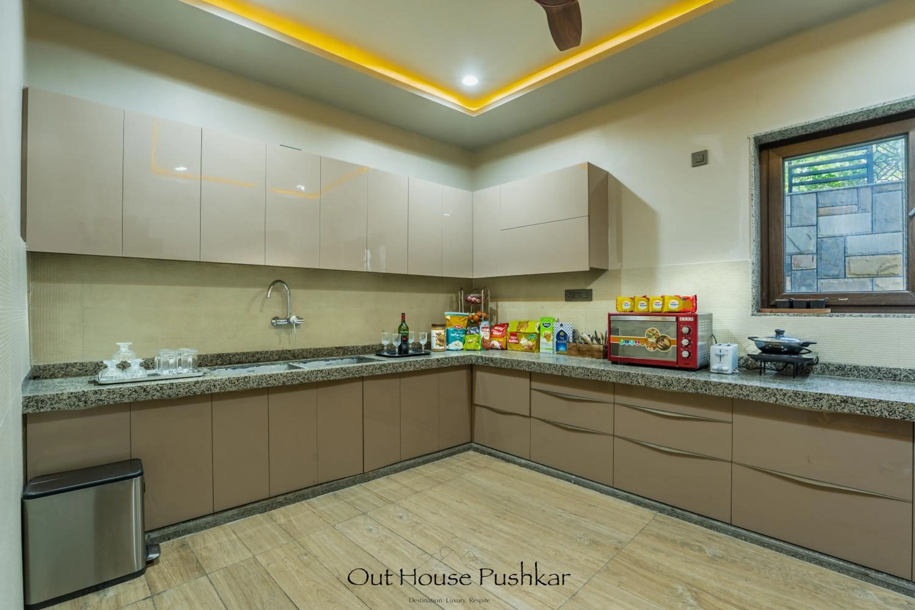 kitchen in Out House Pushkar