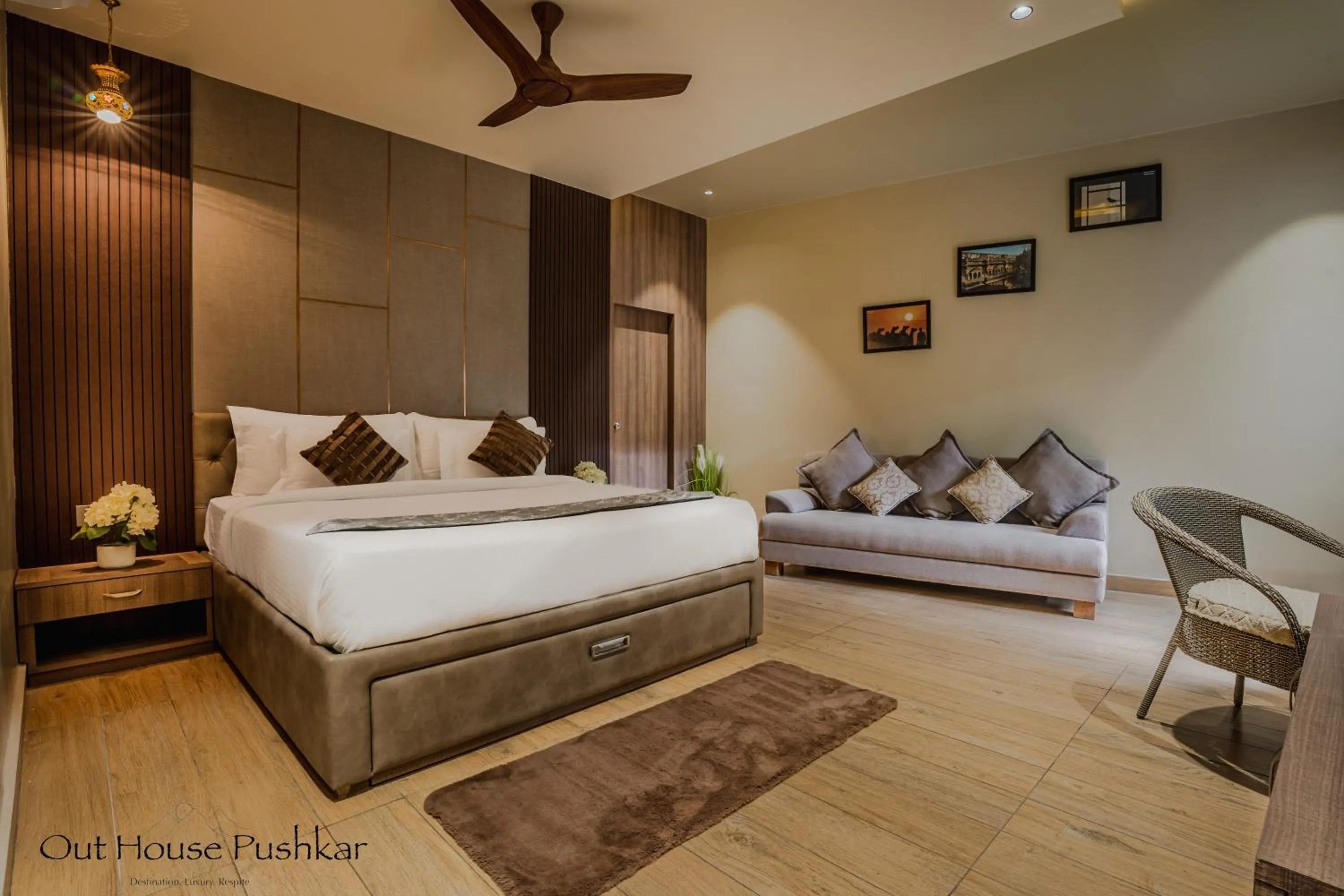 Bed in Out House Pushkar