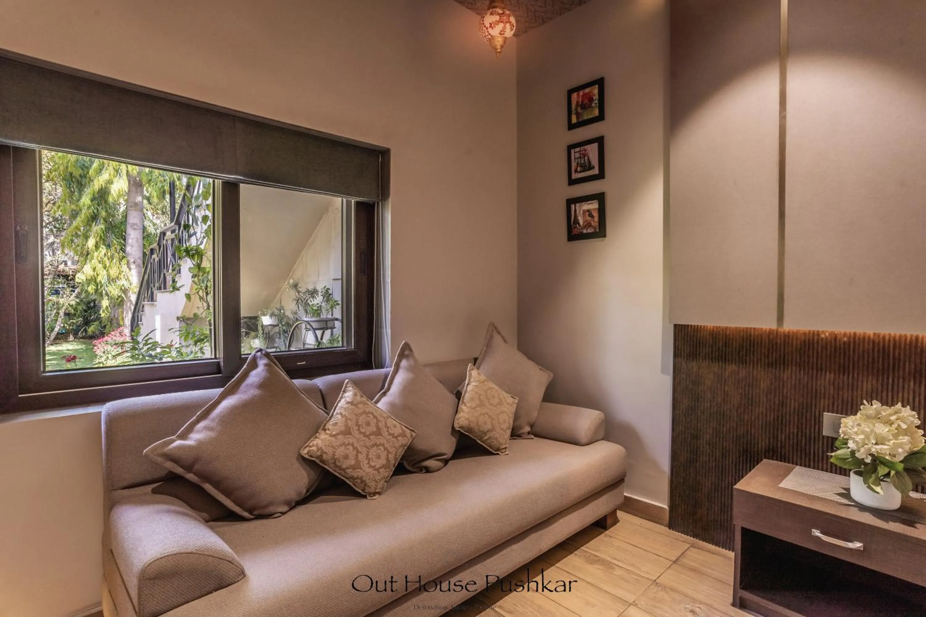 Seating area in Out House Pushkar