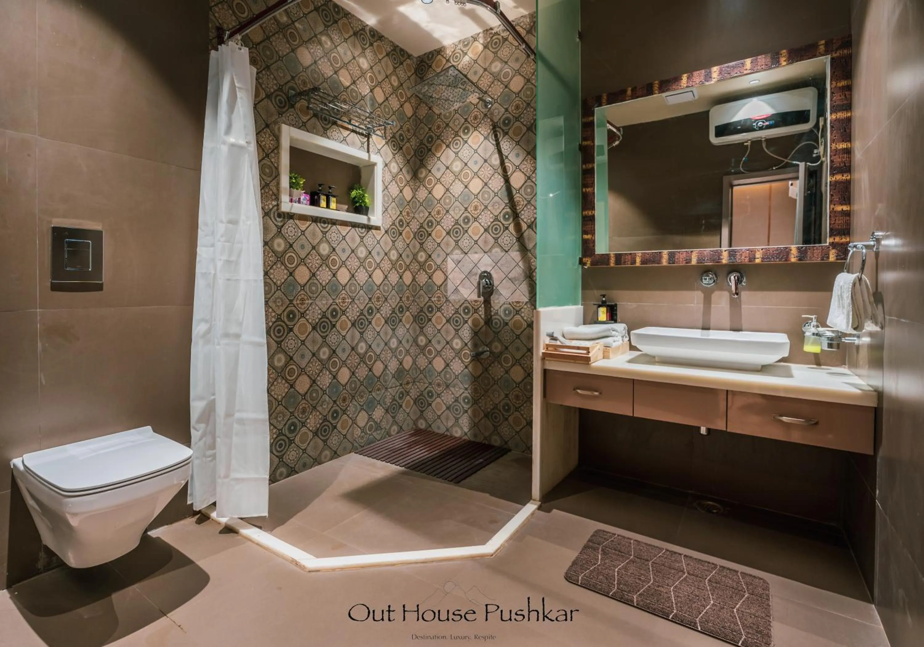 Shower in Out House Pushkar