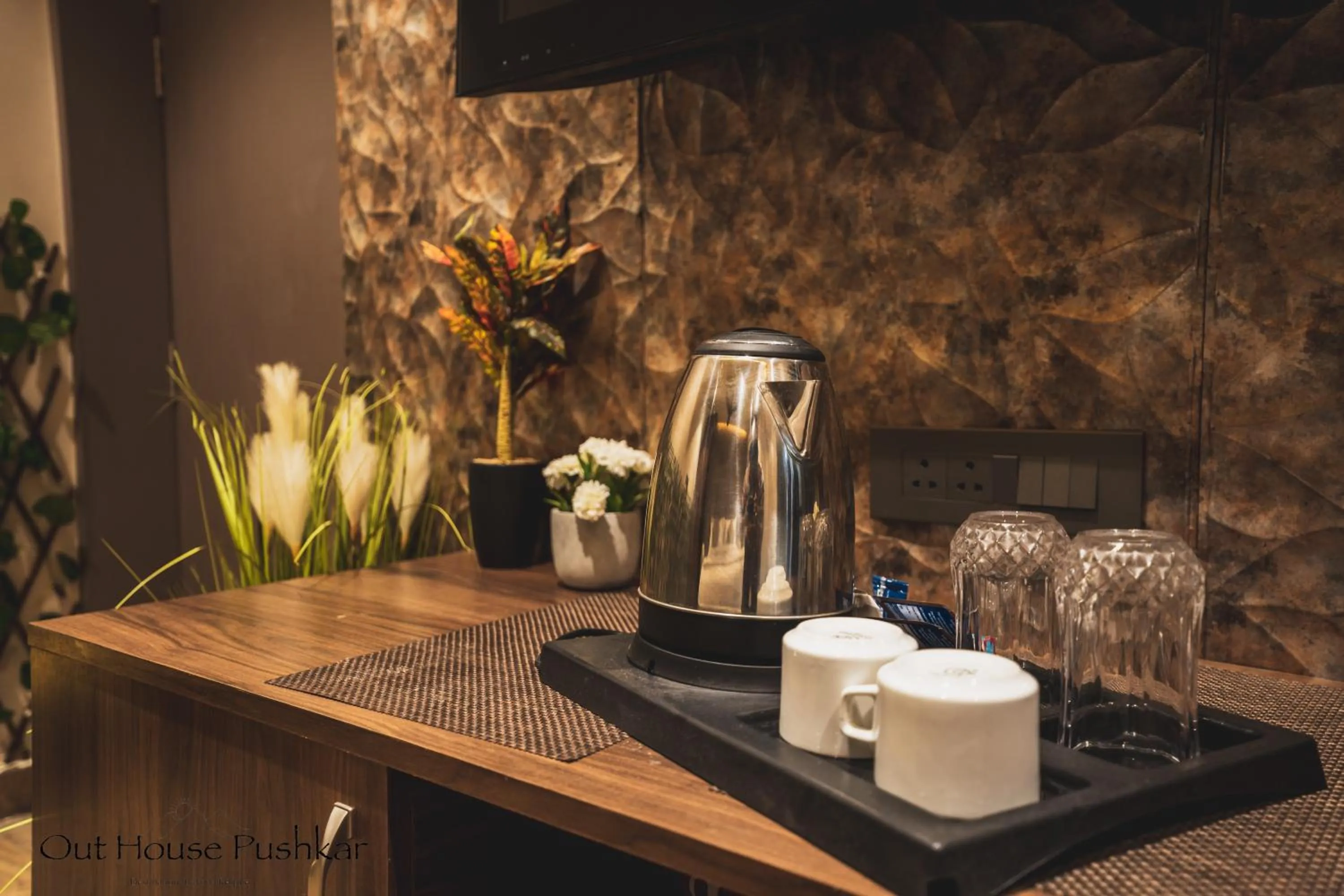 Coffee/tea facilities in Out House Pushkar