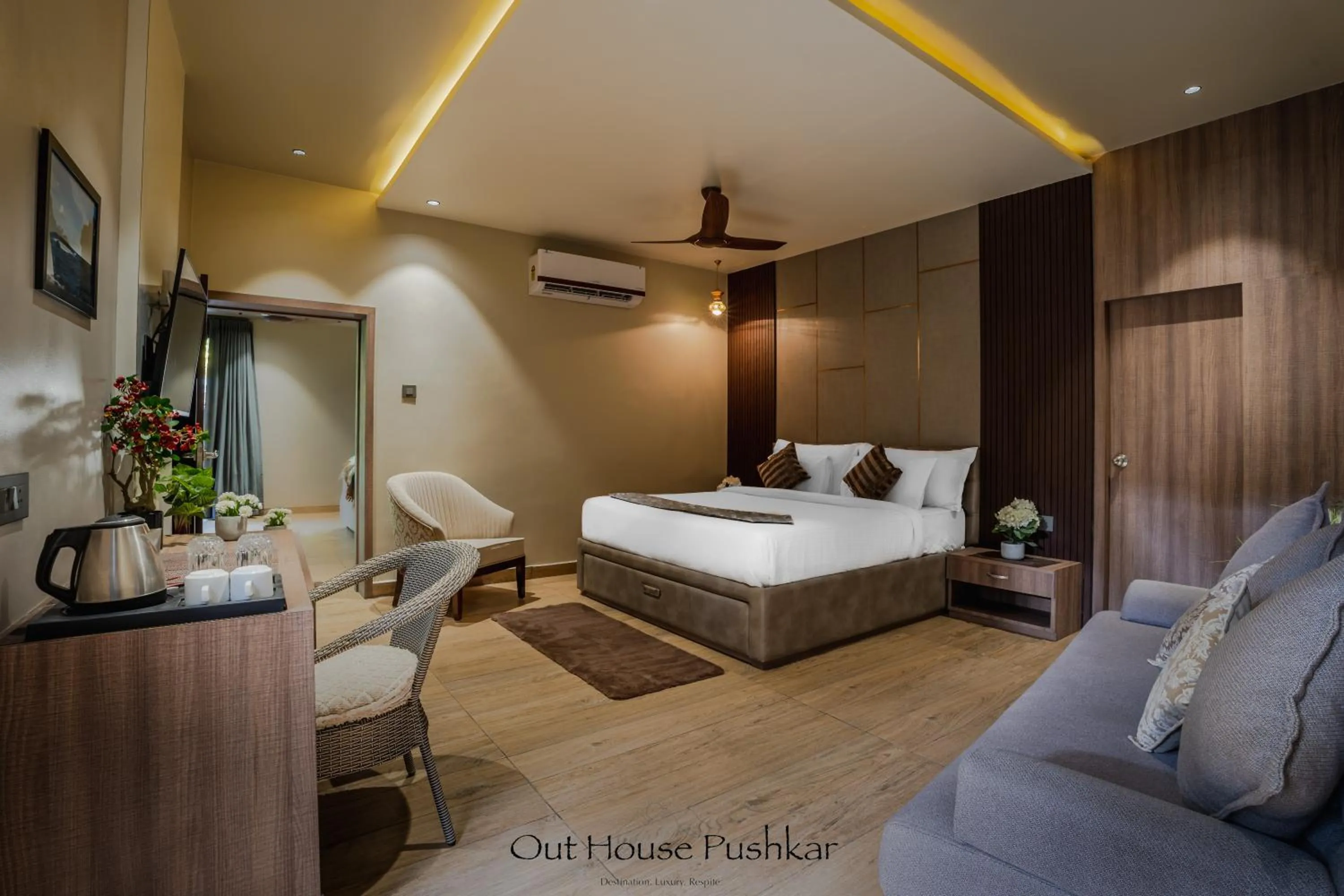 Bed in Out House Pushkar