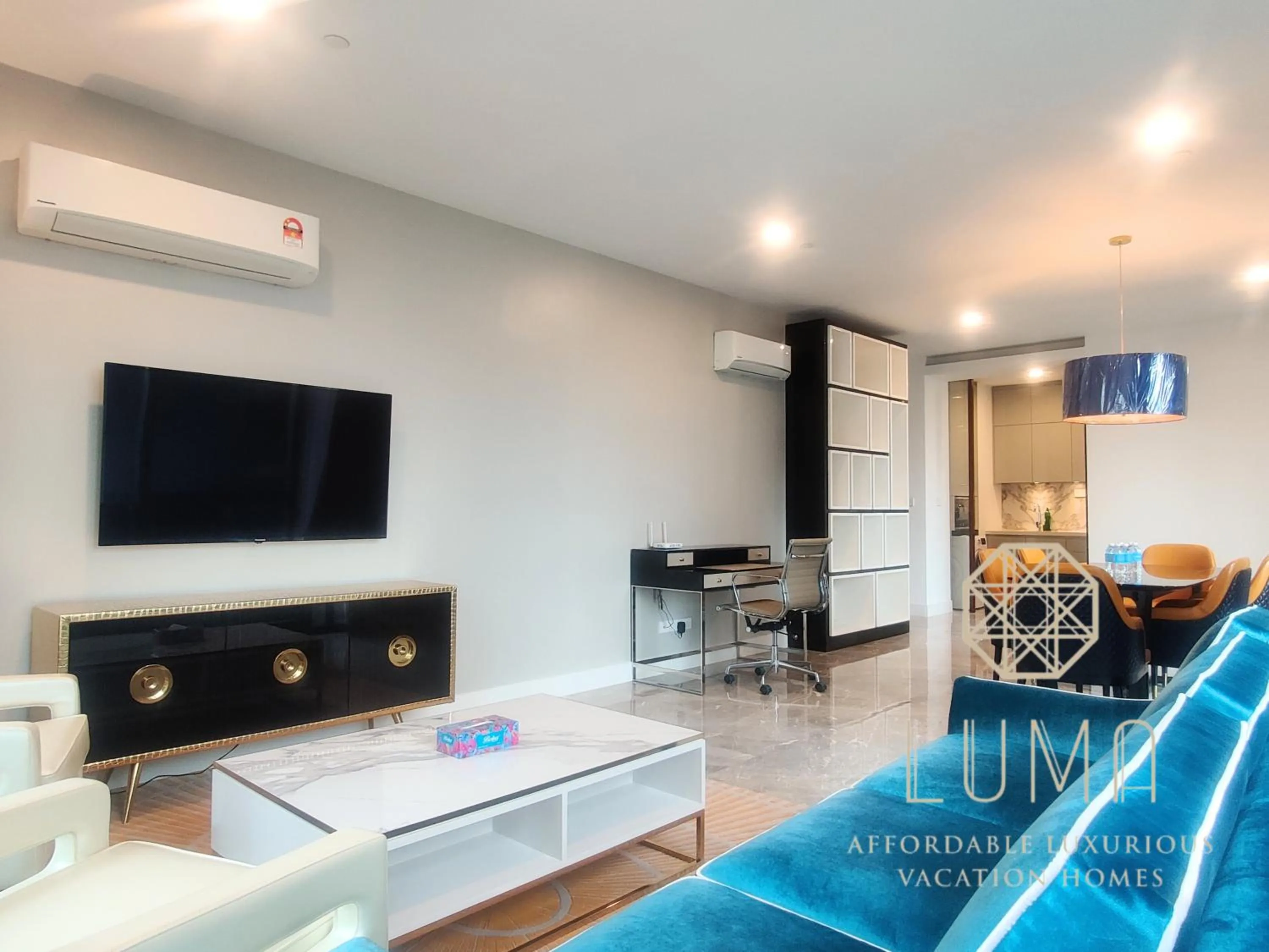 TV and multimedia in The Platinum 2 Kuala Lumpur by LUMA