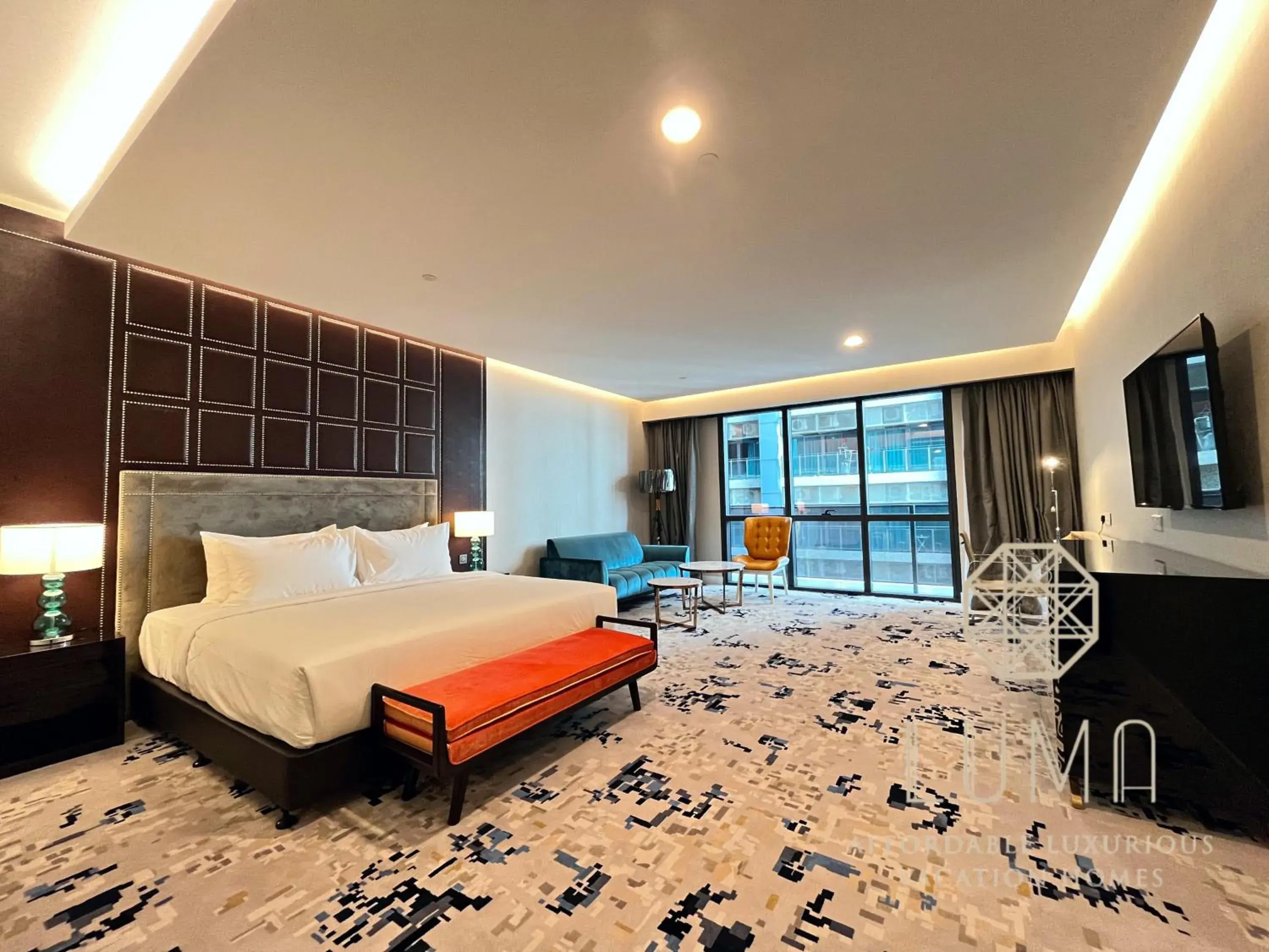Premier King Bed Room with Bathtub in The Platinum 2 Kuala Lumpur by LUMA Premier King Bed Room with Bathtub in The Platinum 2 Kuala Lumpur by LUMA