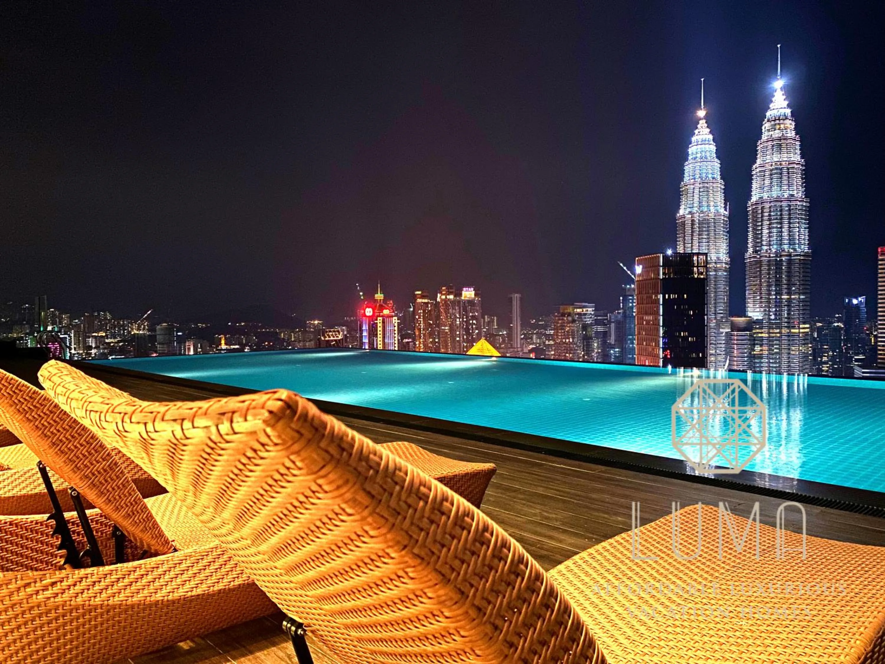 Pool view in The Platinum 2 Kuala Lumpur by LUMA
