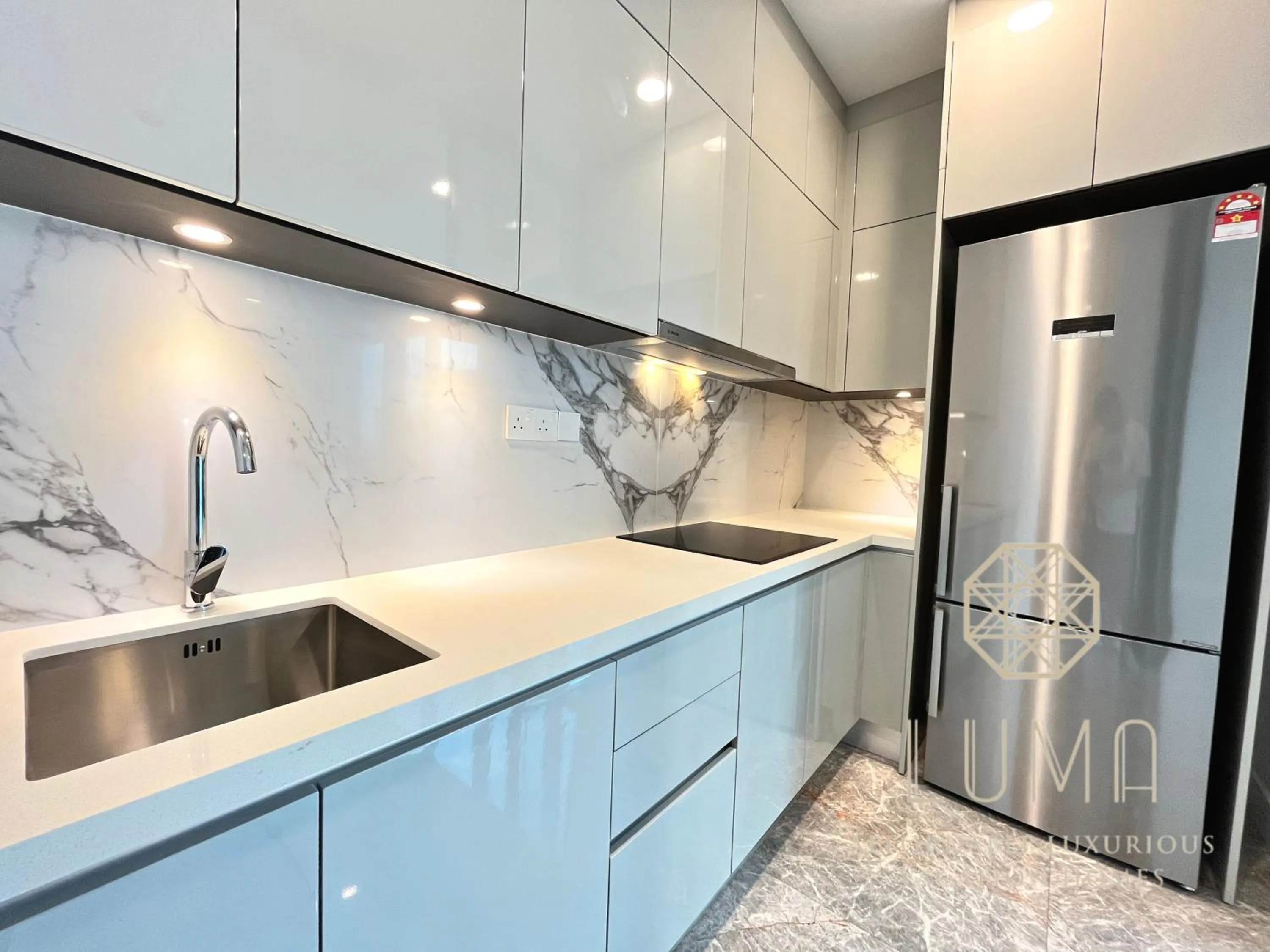 Kitchen or kitchenette in The Platinum 2 Kuala Lumpur by LUMA