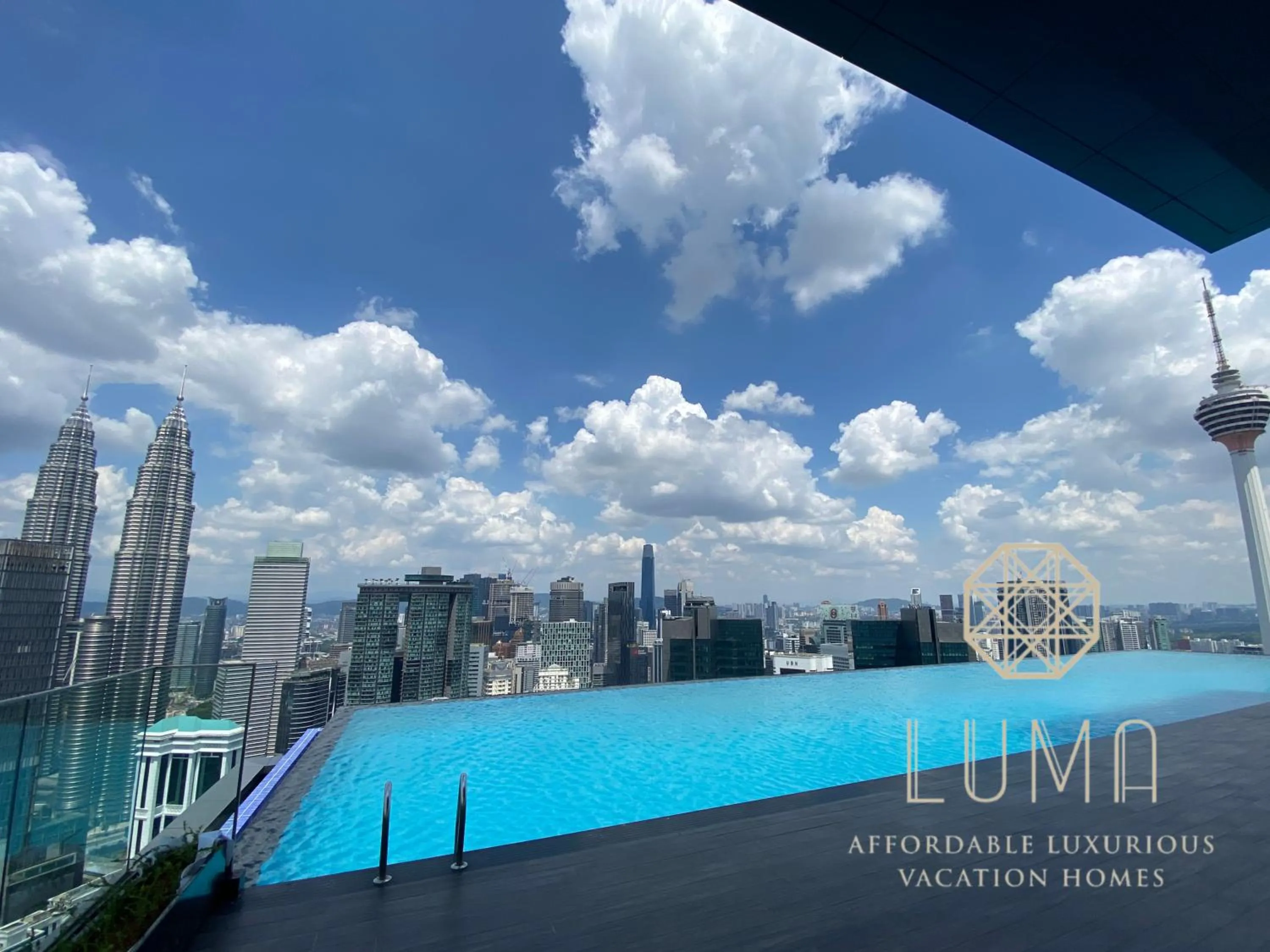 Pool view in The Platinum 2 Kuala Lumpur by LUMA