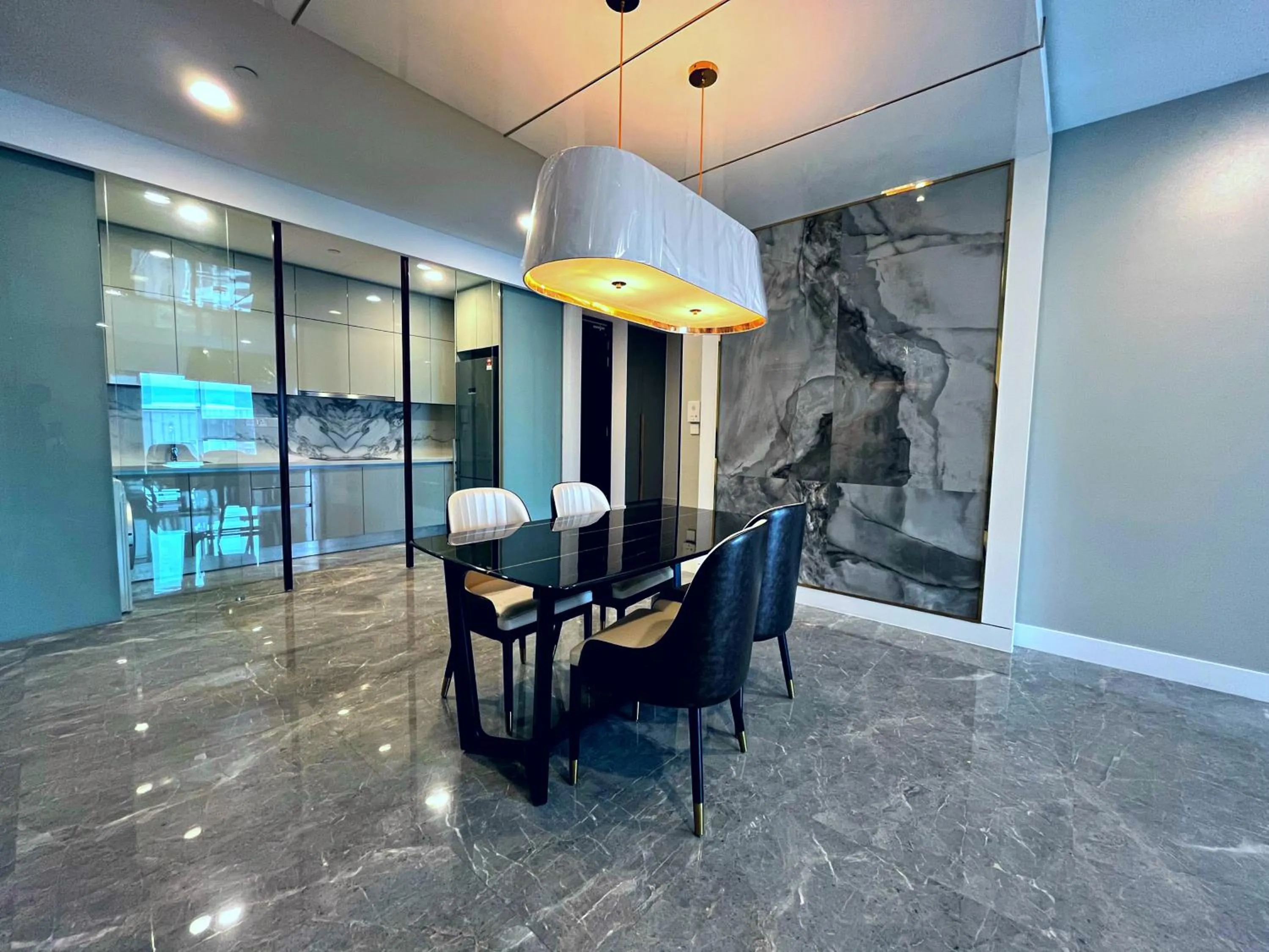 Living room in The Platinum 2 Kuala Lumpur by LUMA