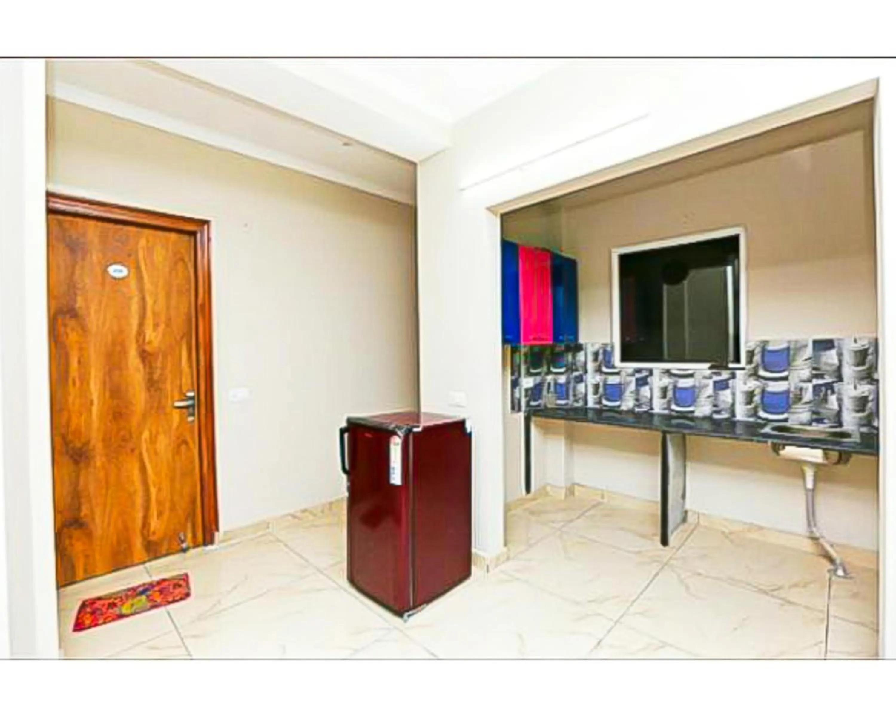 Kitchen or kitchenette in Hotel Shree Shyam By WB Inn