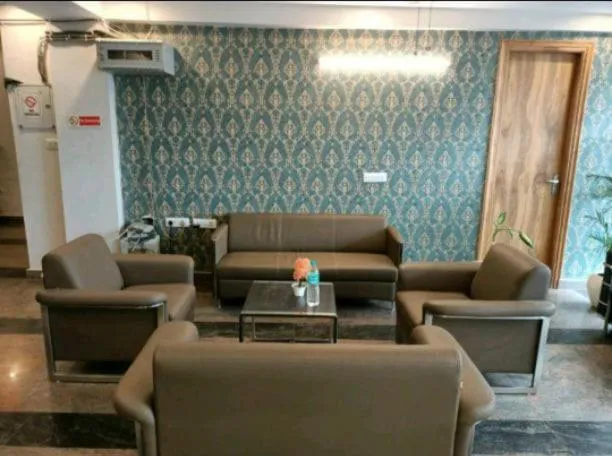 Living room in Hotel Shree Shyam By WB Inn