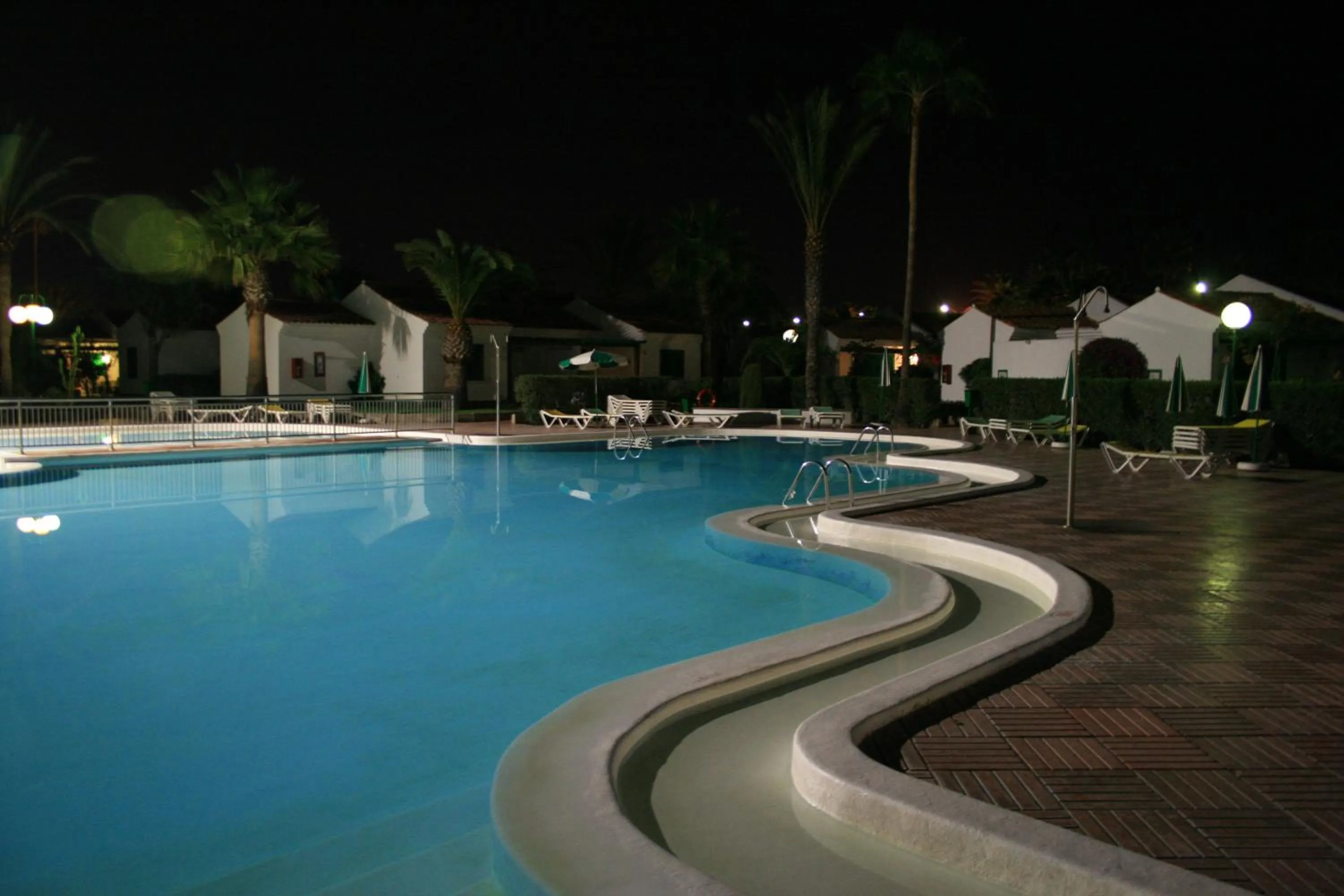 Solarium in Bungalows Campo Golf