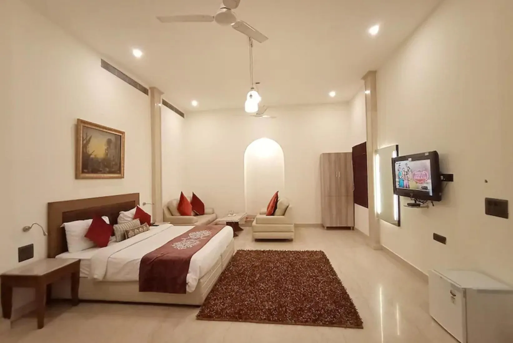 Bedroom, Bed in Hotel Green Castle (Heritage Hotel)