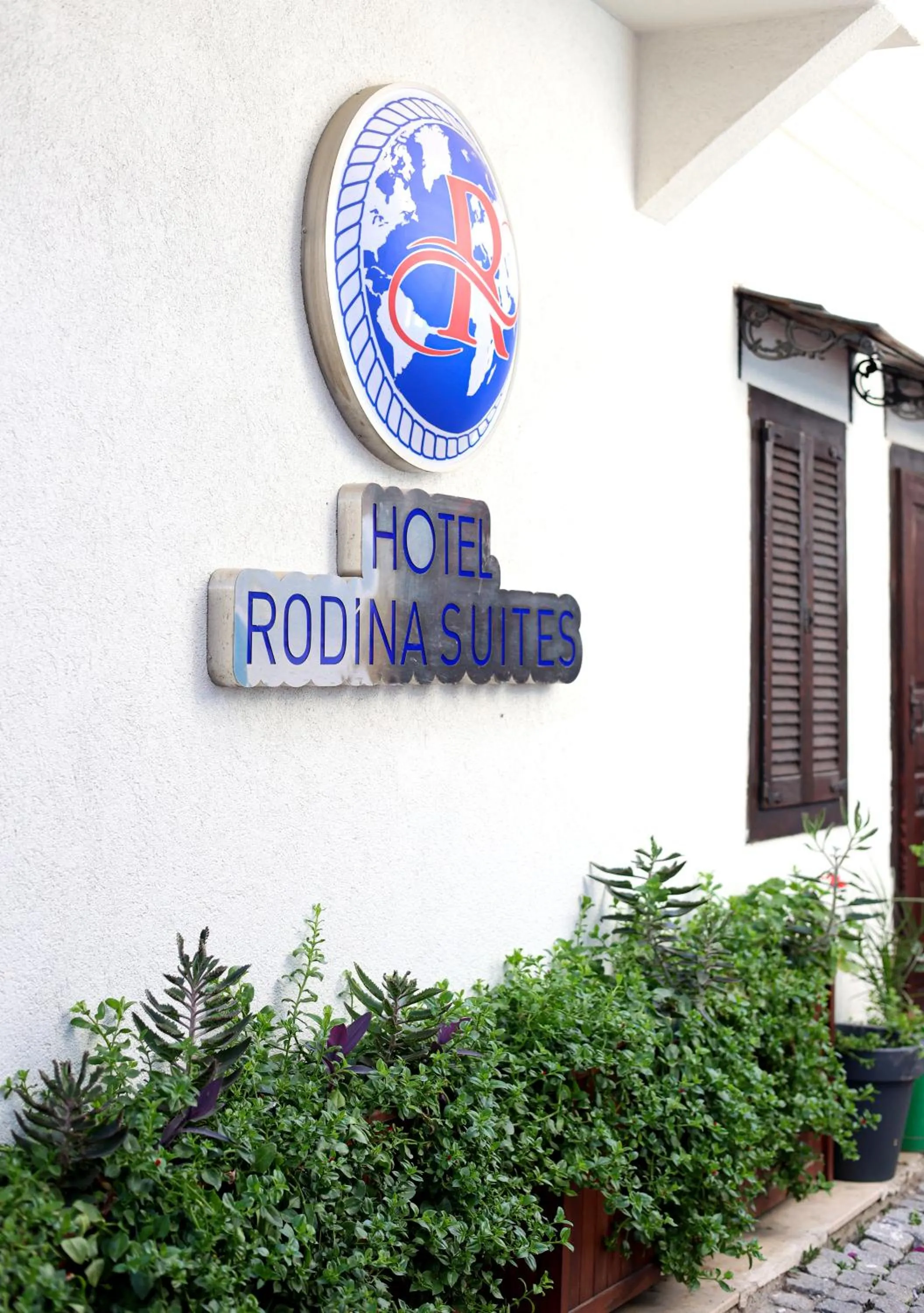 Facade/entrance in Rodina Suites Hotel