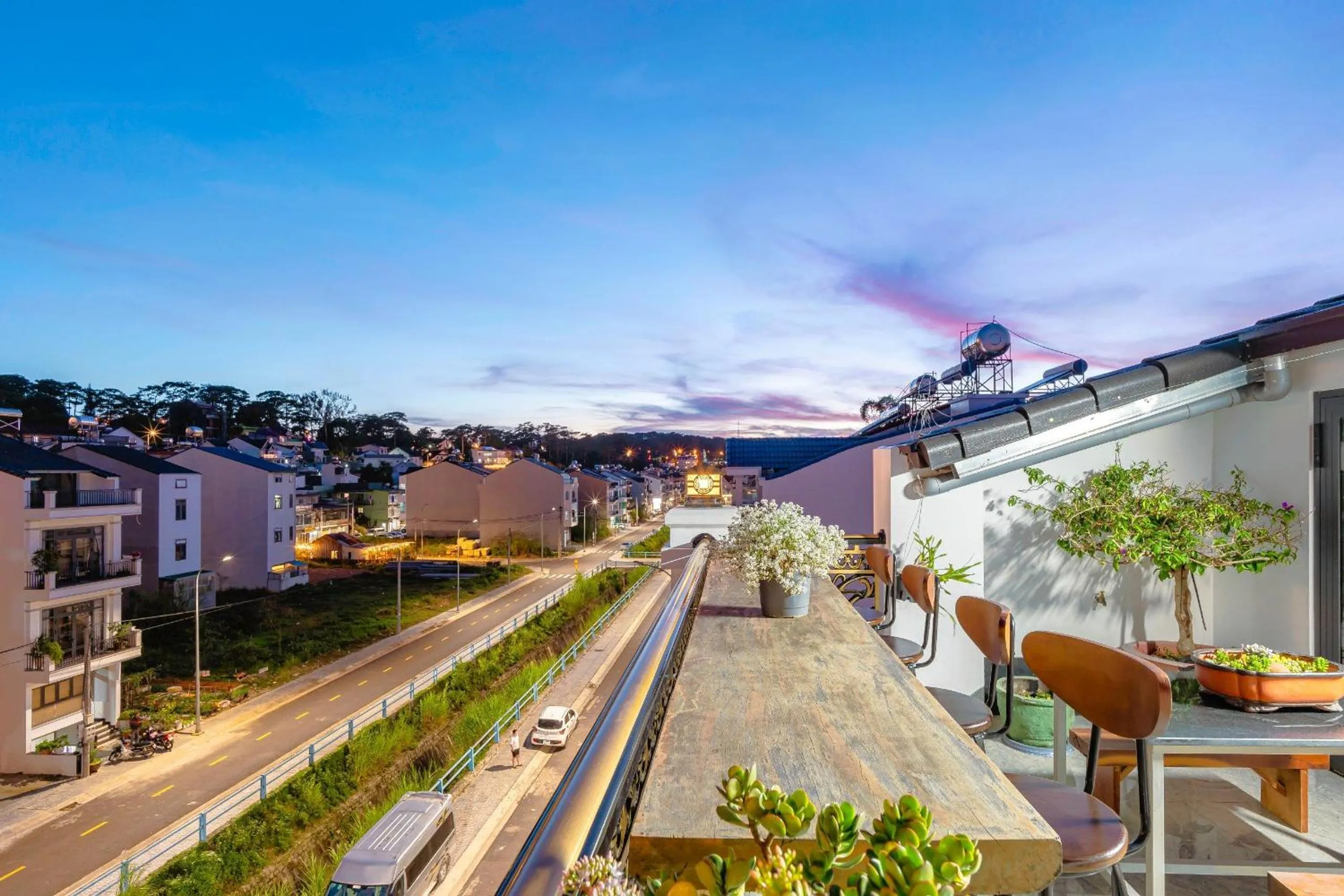 Mountain view in Nhat Minh Hotel Dalat