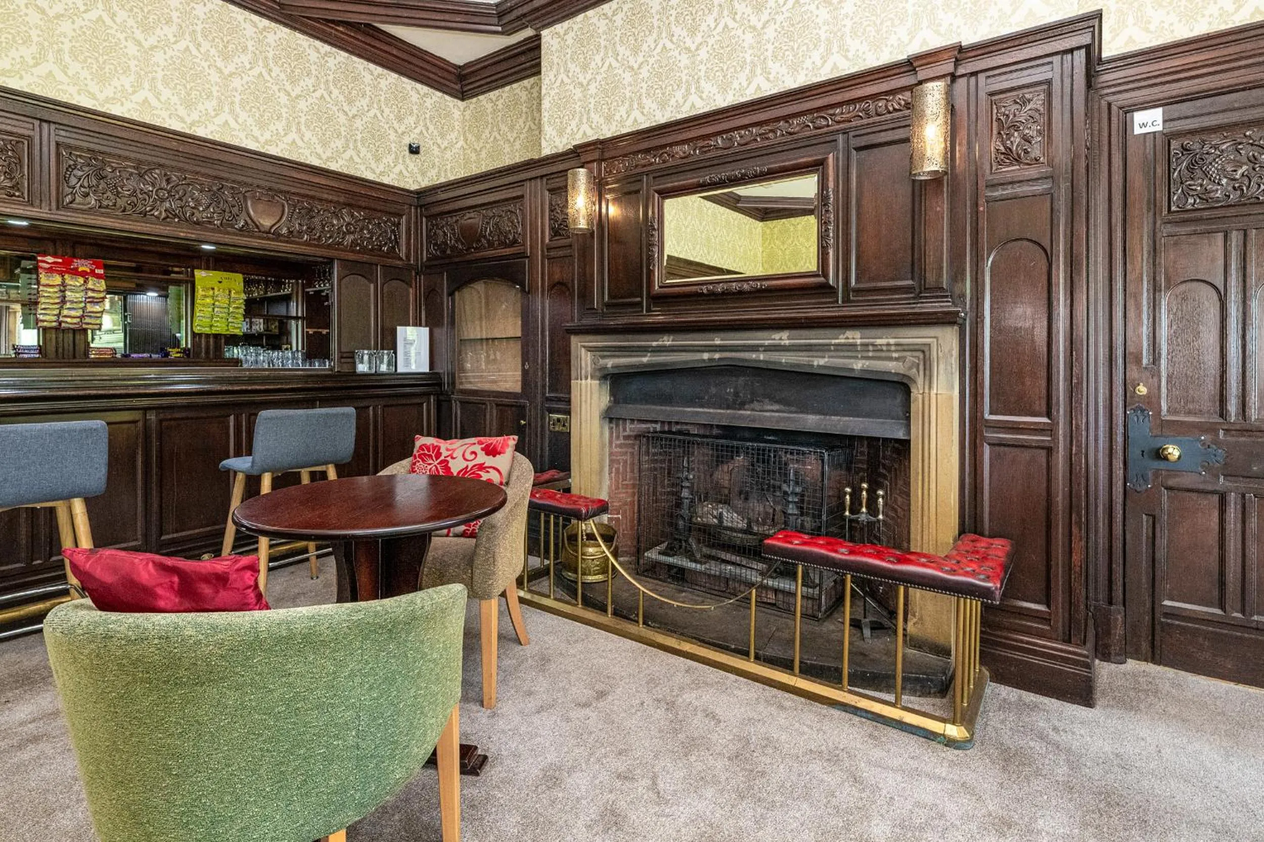 Lounge or bar in Northop Hall Country House Hotel