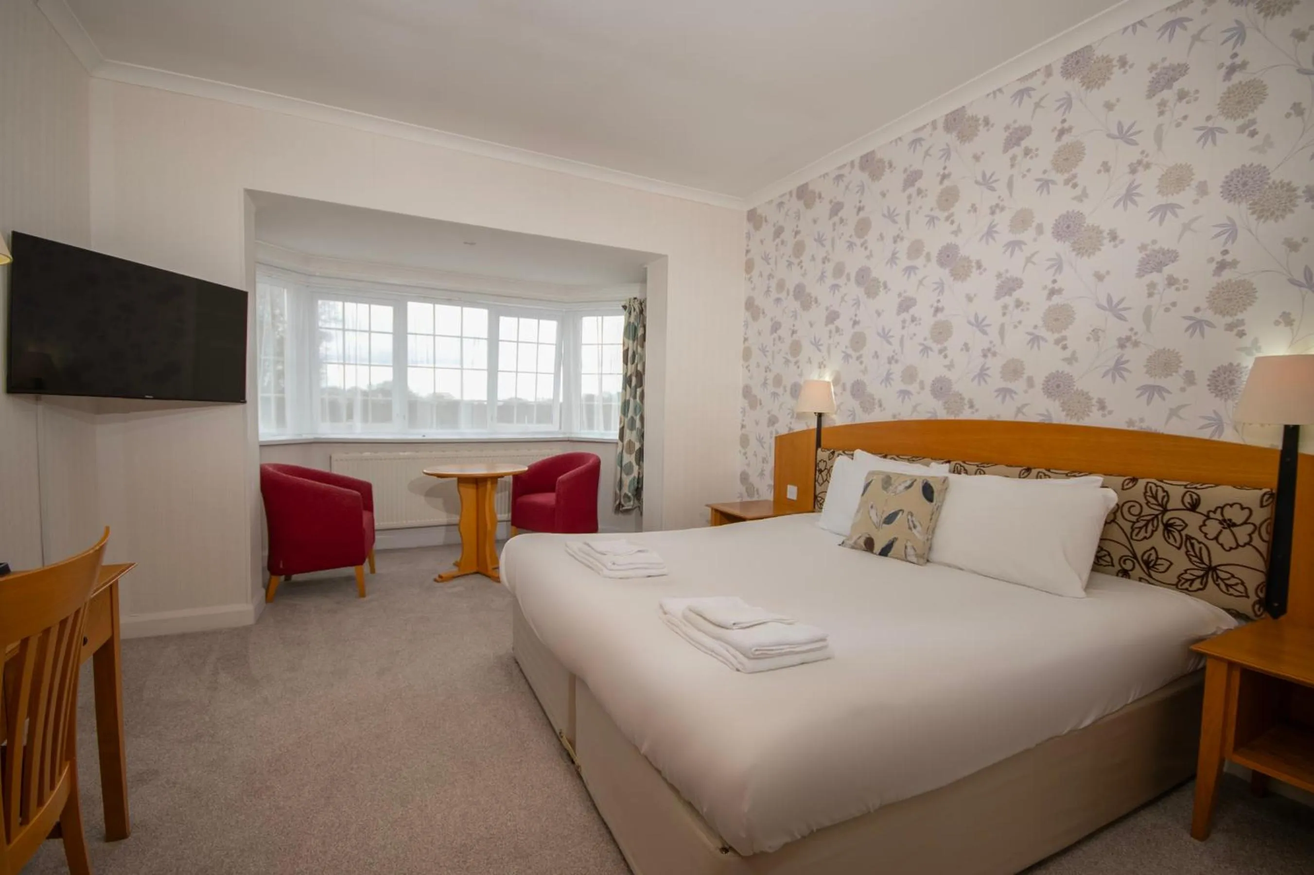 Bed in Northop Hall Country House Hotel