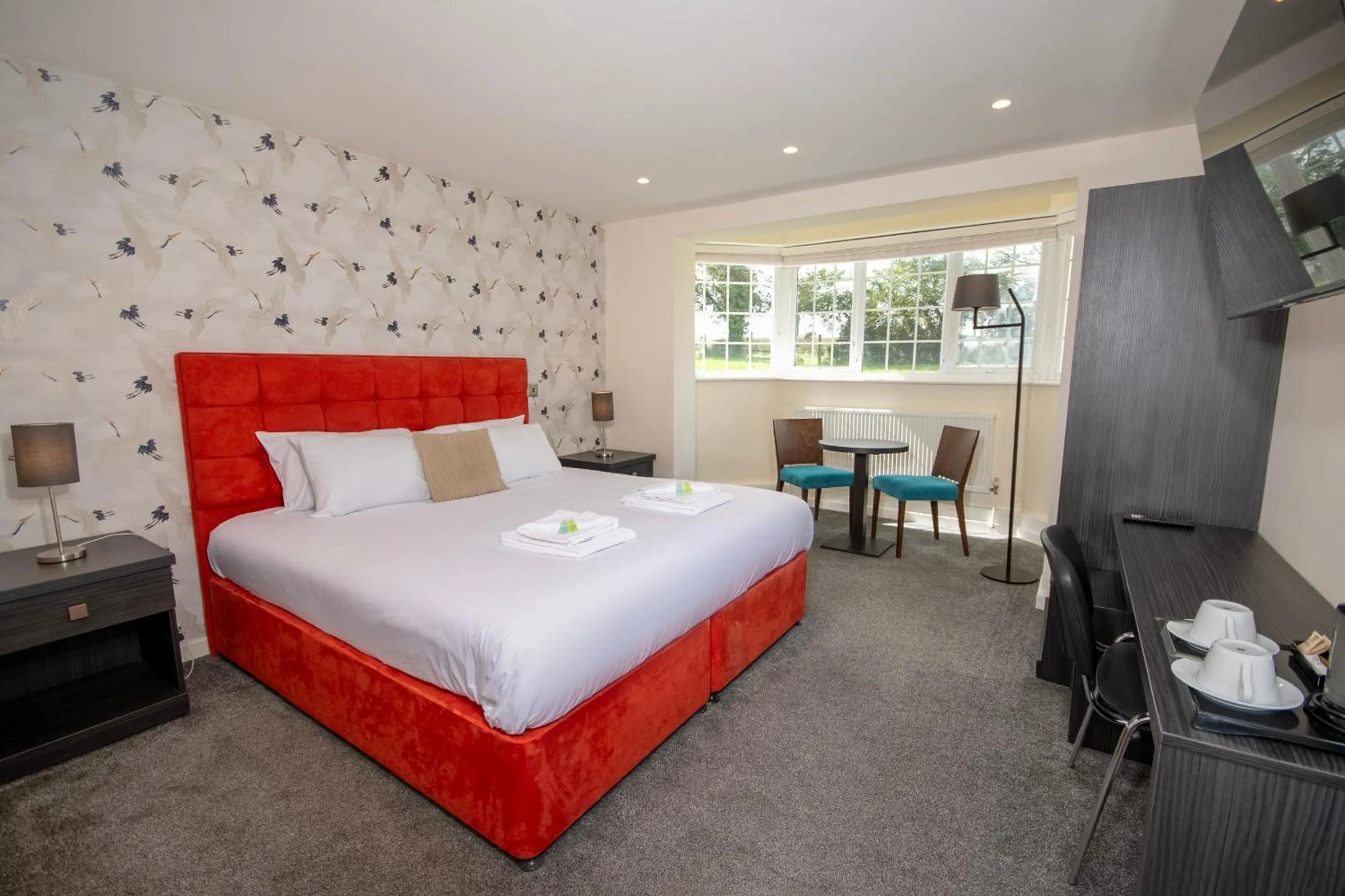 Bed in Northop Hall Country House Hotel