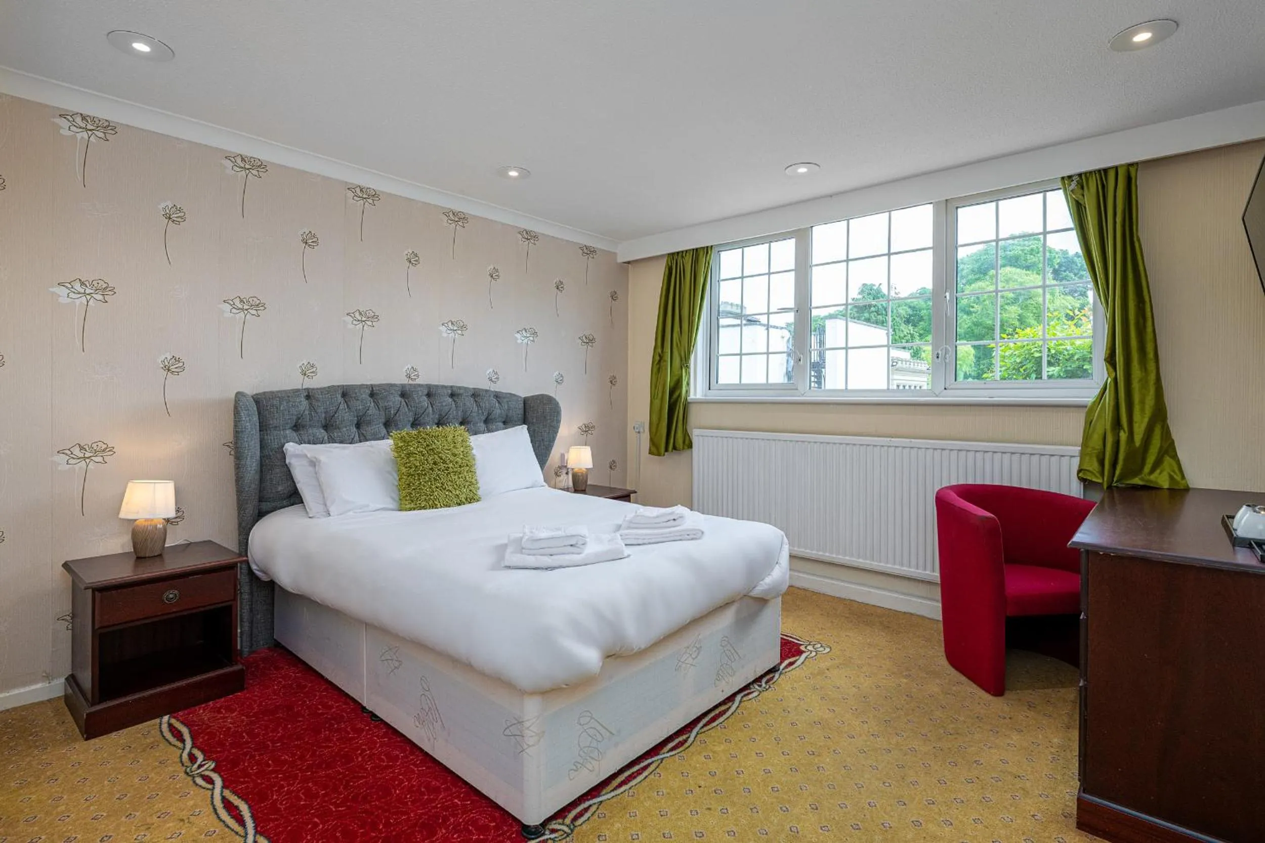 Bed in Northop Hall Country House Hotel