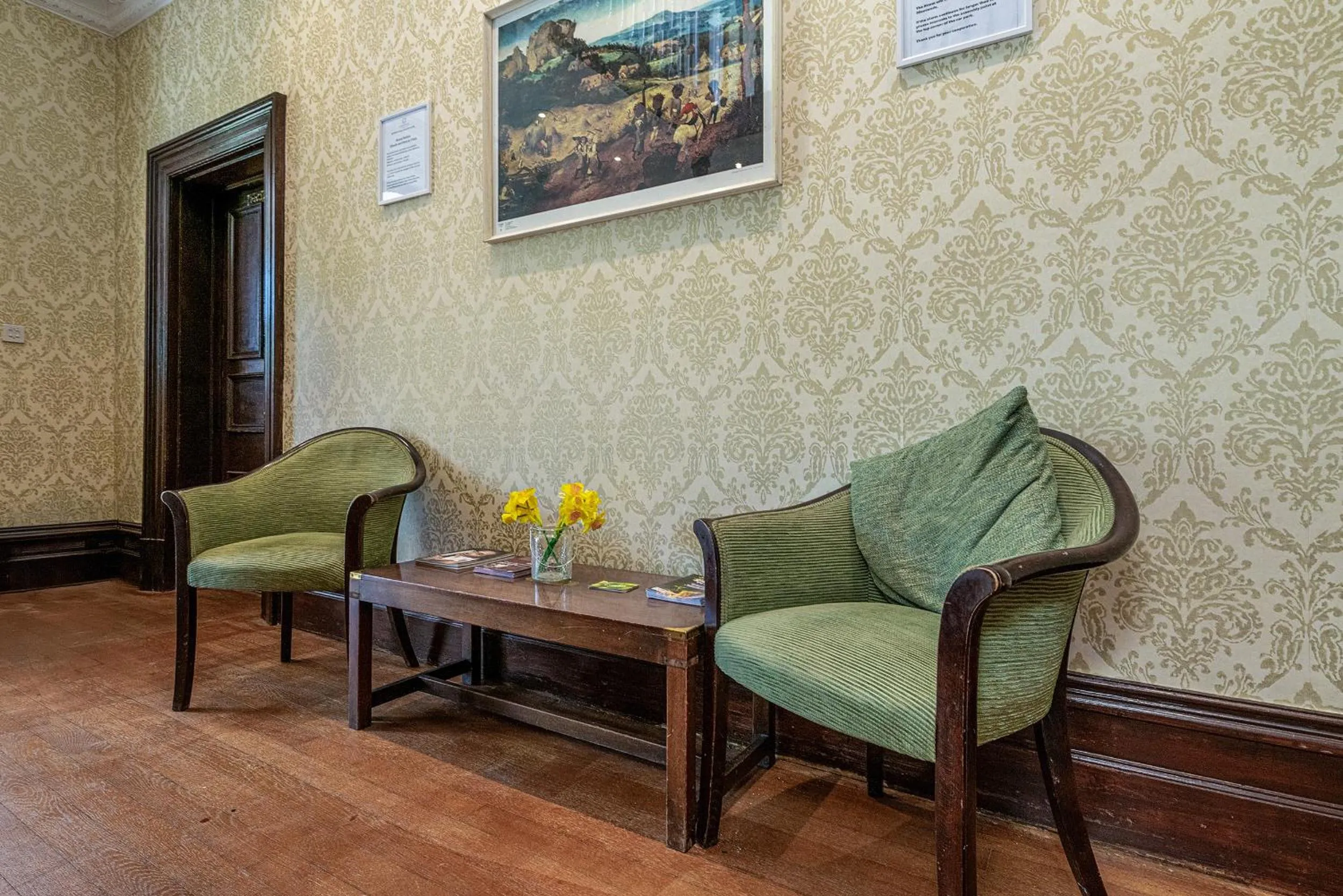 Seating area in Northop Hall Country House Hotel