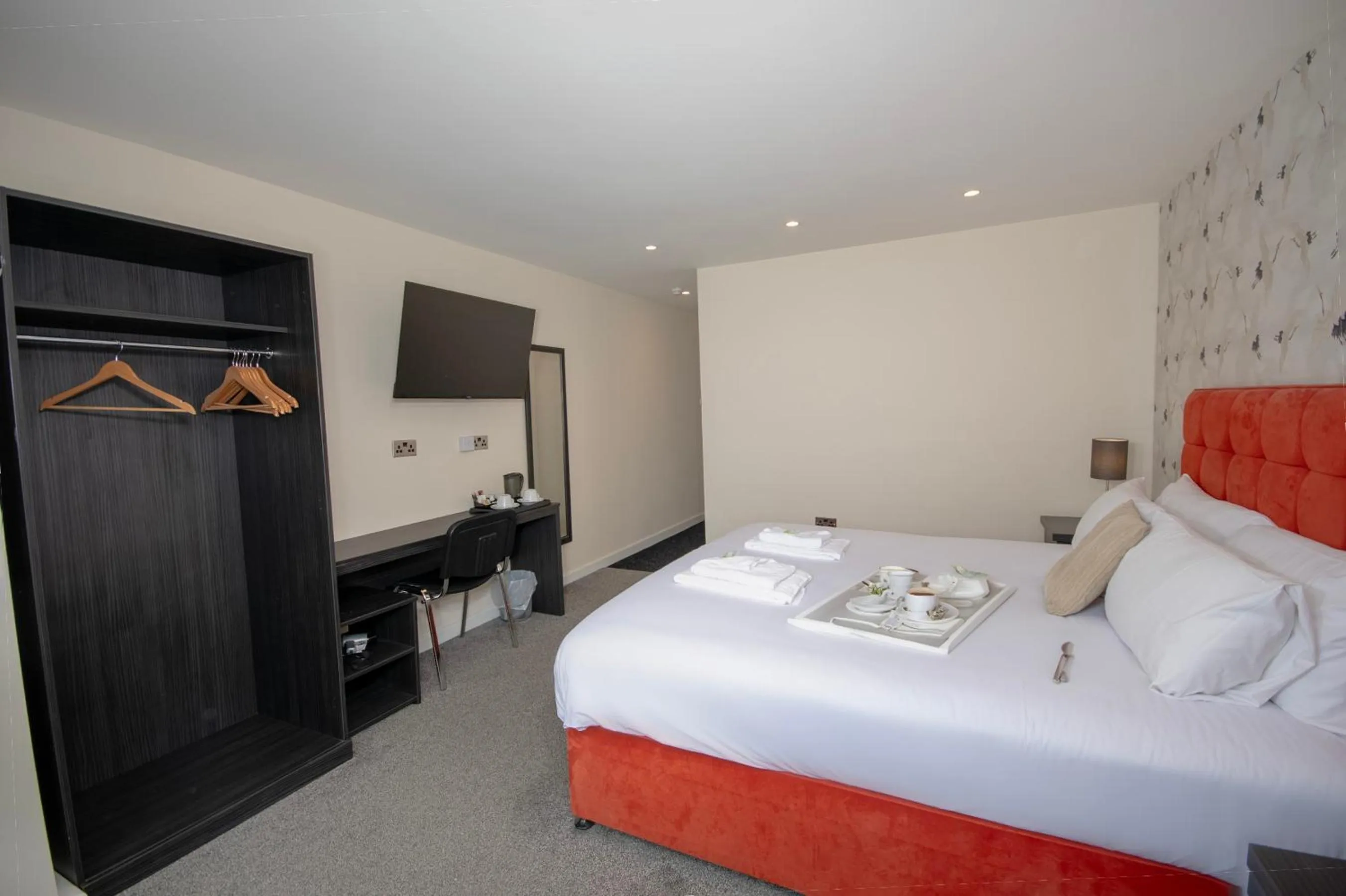 Bed in Northop Hall Country House Hotel