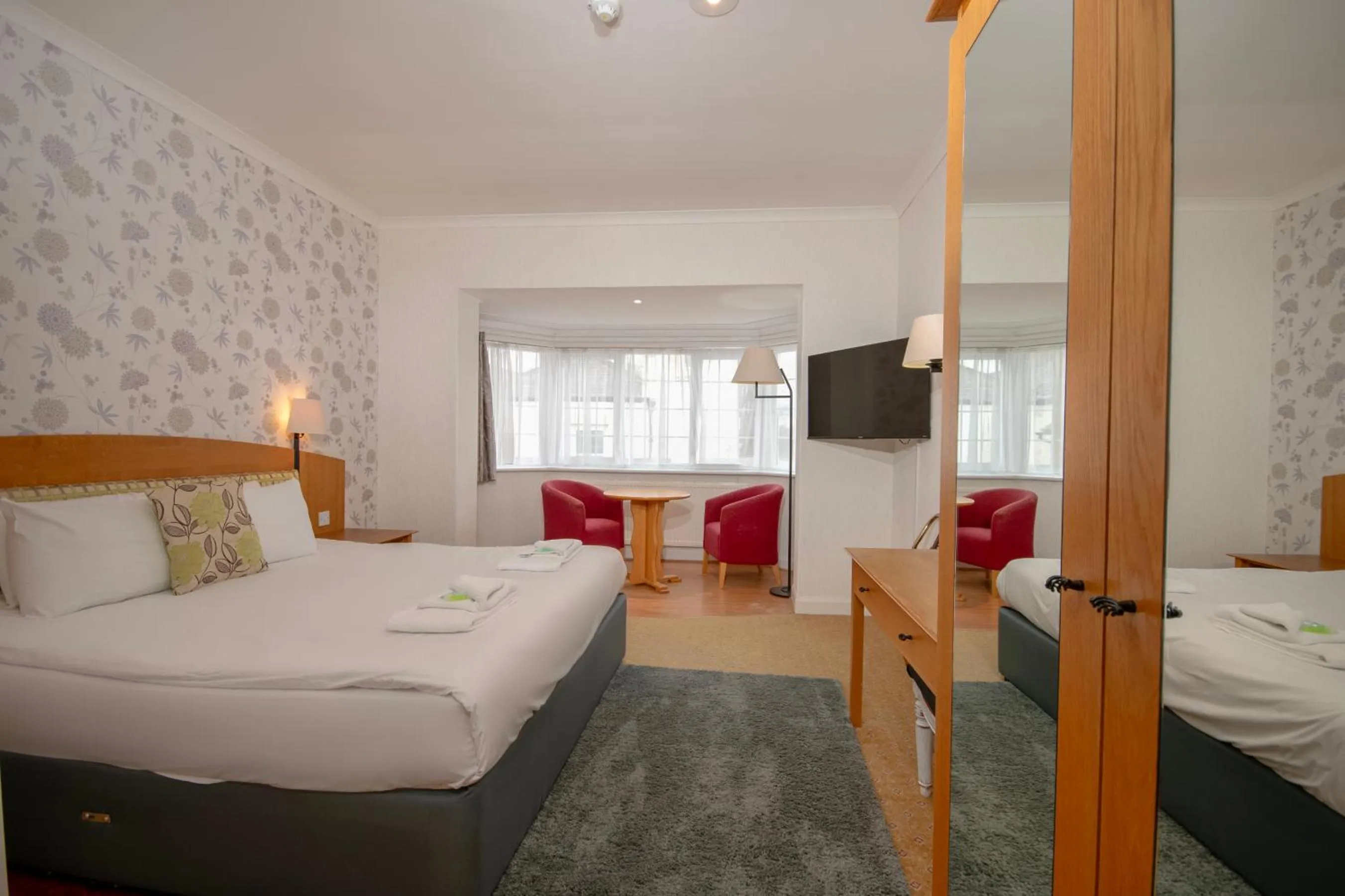 Bed in Northop Hall Country House Hotel