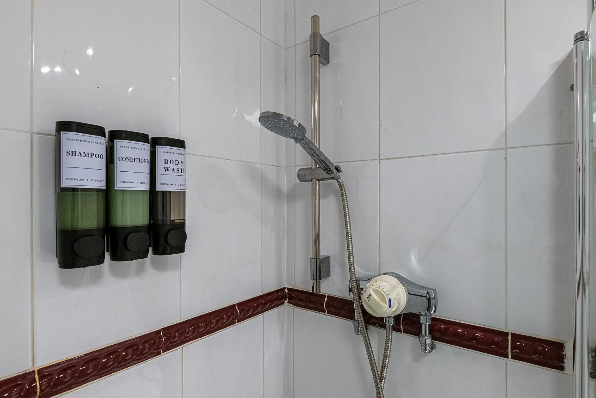 Shower in Northop Hall Country House Hotel