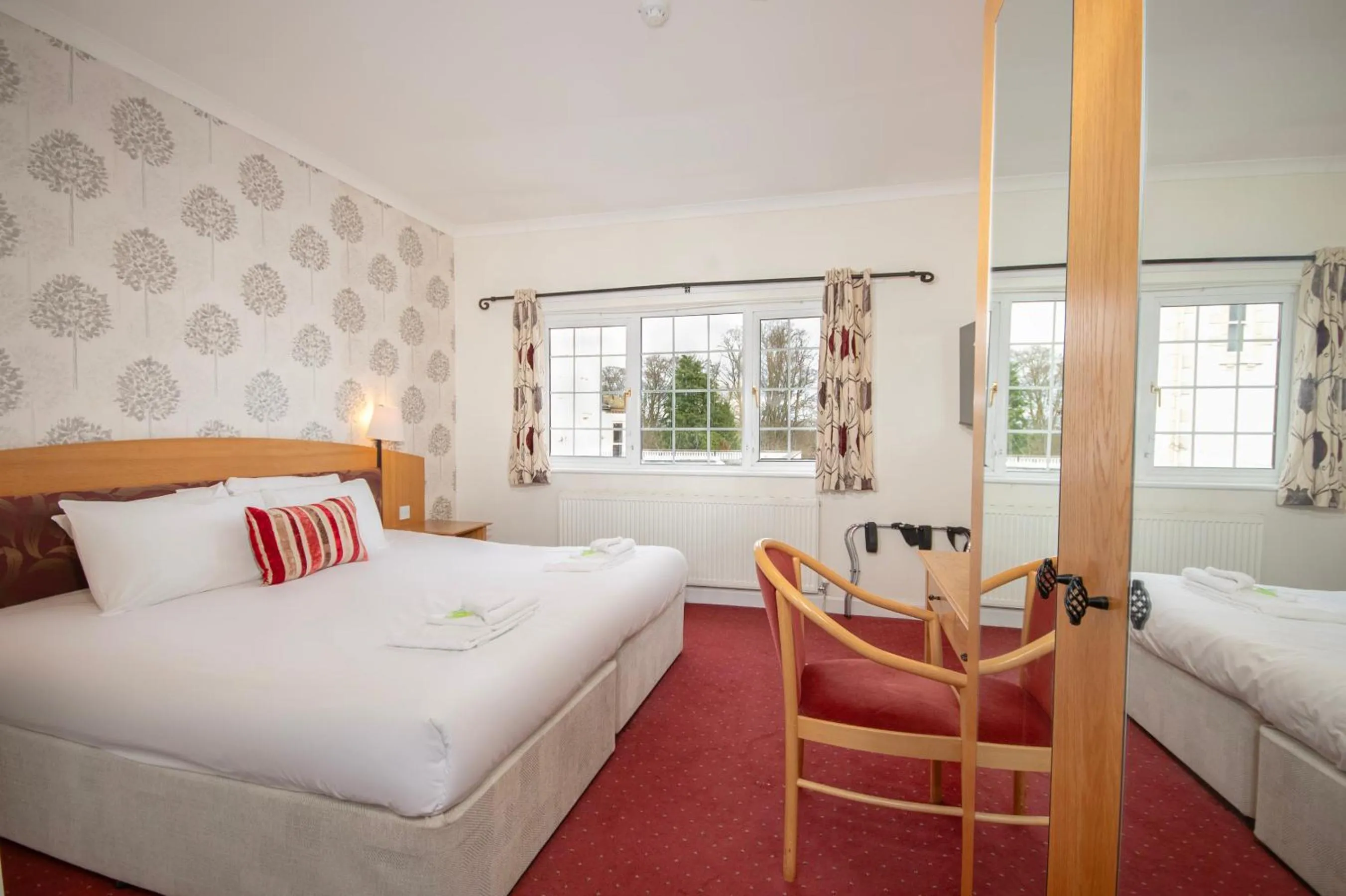 Bed in Northop Hall Country House Hotel