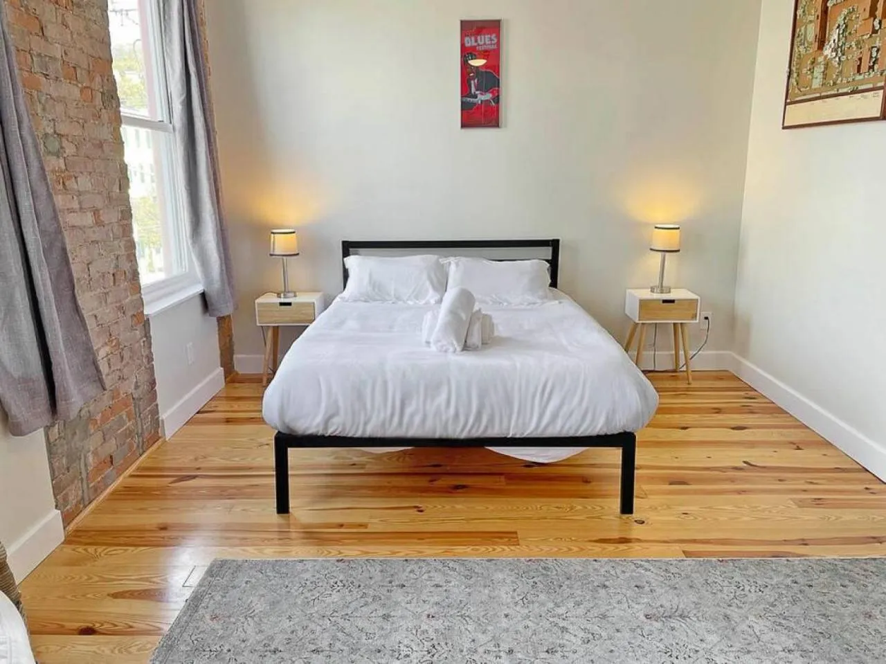 Bedroom, Bed in Luxury 4-Bedroom Retreat in the Heart of Over the Rhine