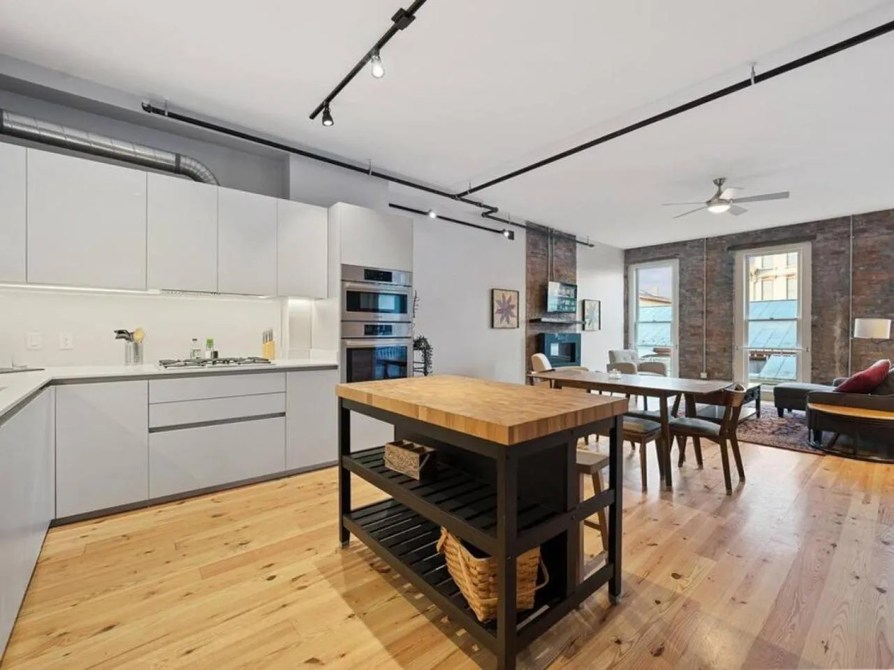 Dining area in Luxury 4-Bedroom Retreat in the Heart of Over the Rhine