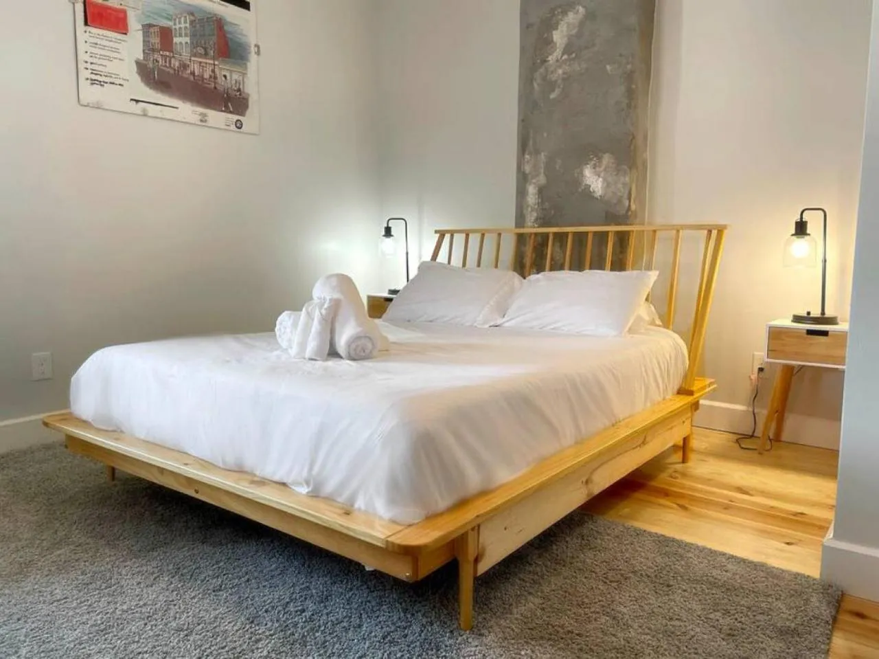 Bedroom, Bed in Luxury 4-Bedroom Retreat in the Heart of Over the Rhine