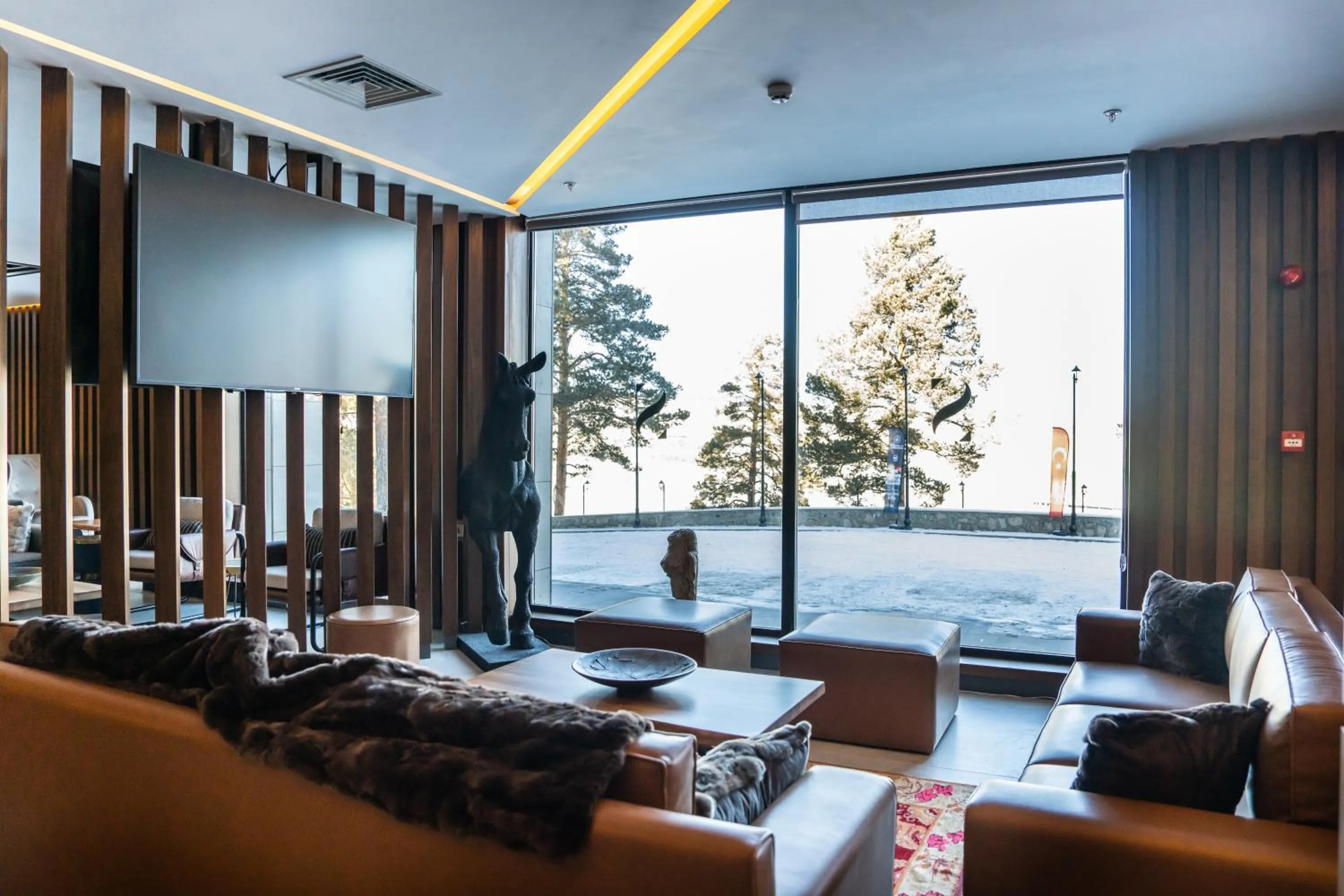 Seating area in SARPİNO MOUNTAİN HOTEL