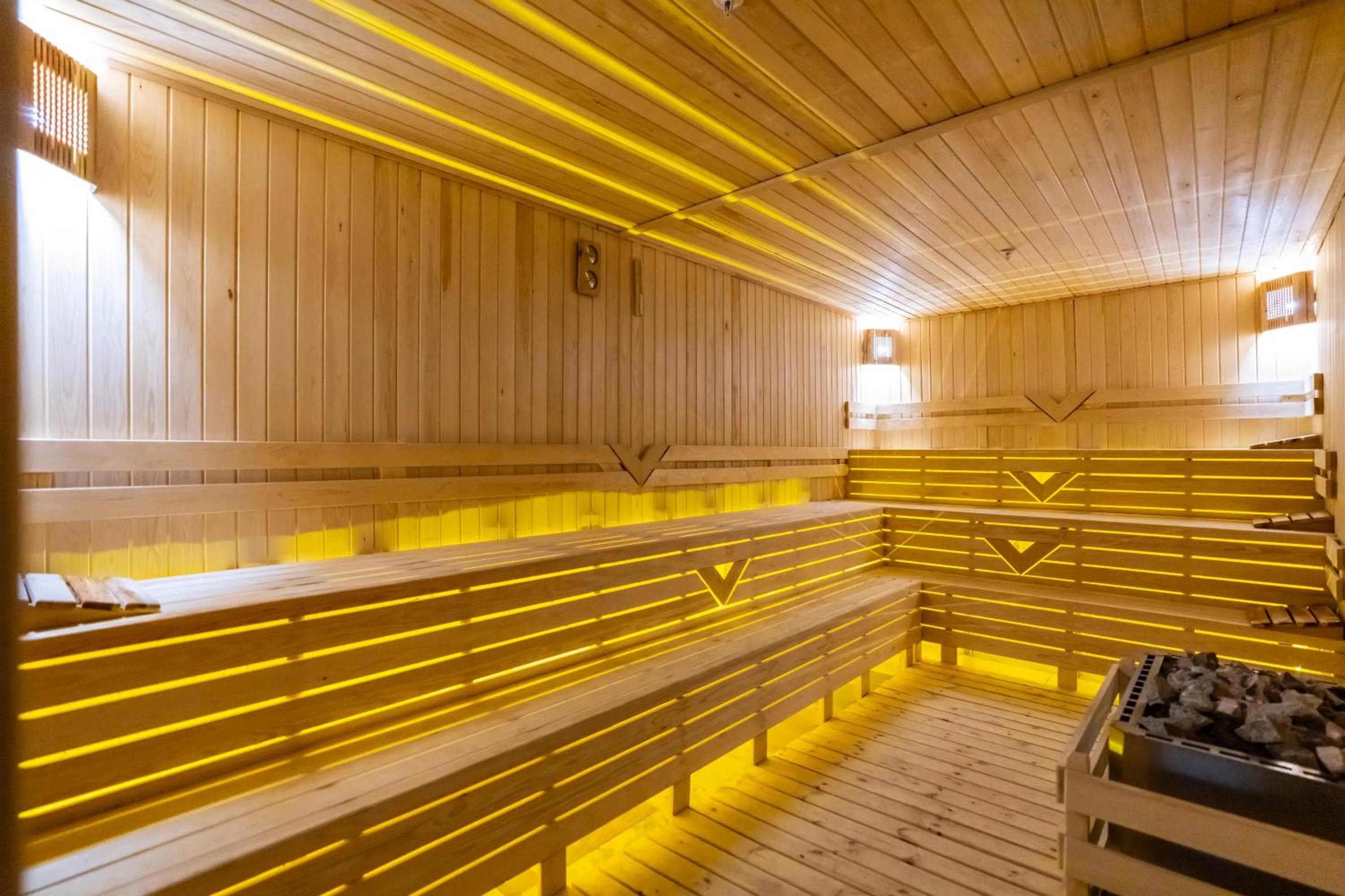Sauna in SARPİNO MOUNTAİN HOTEL
