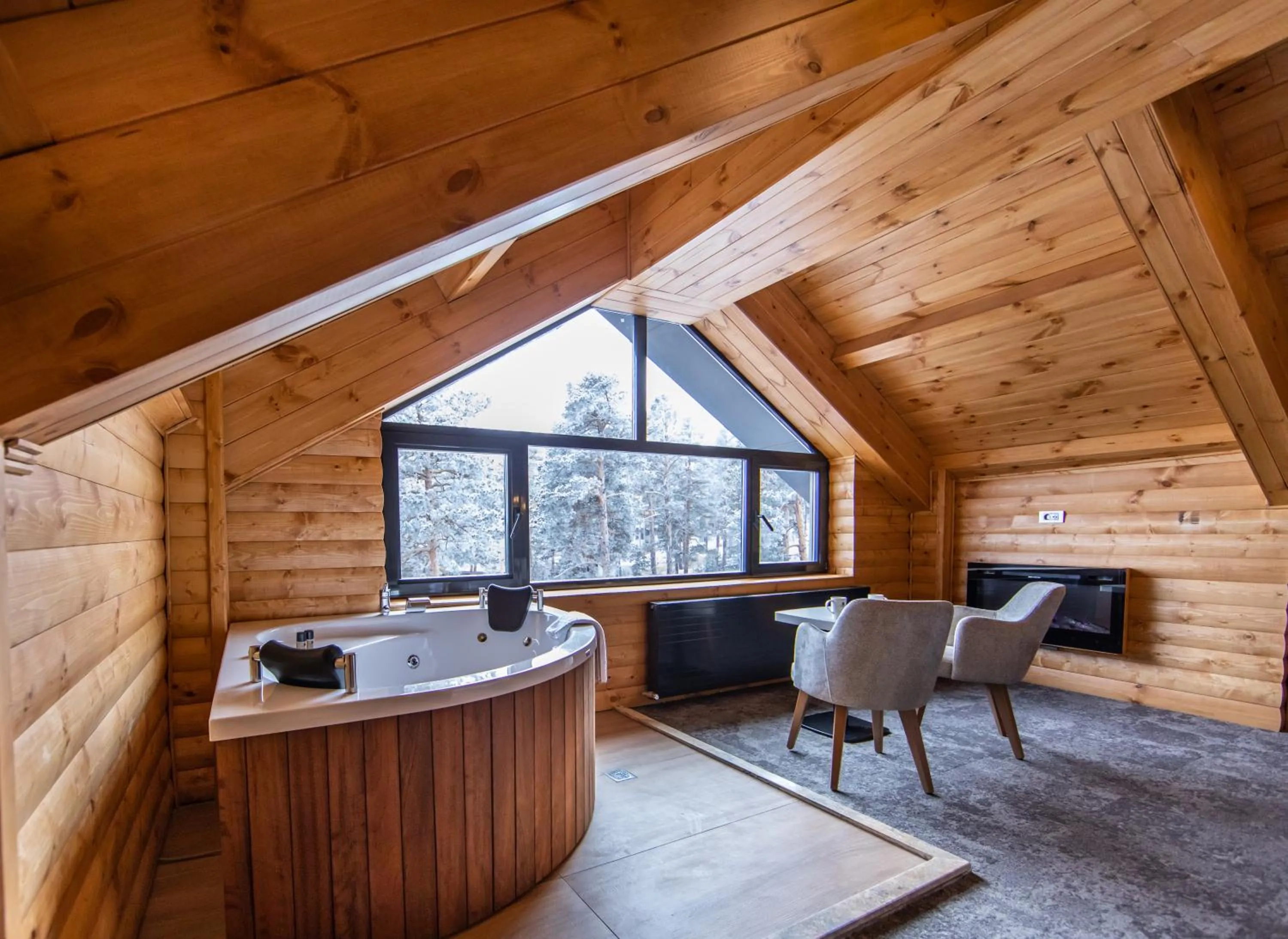 Seating area in SARPİNO MOUNTAİN HOTEL