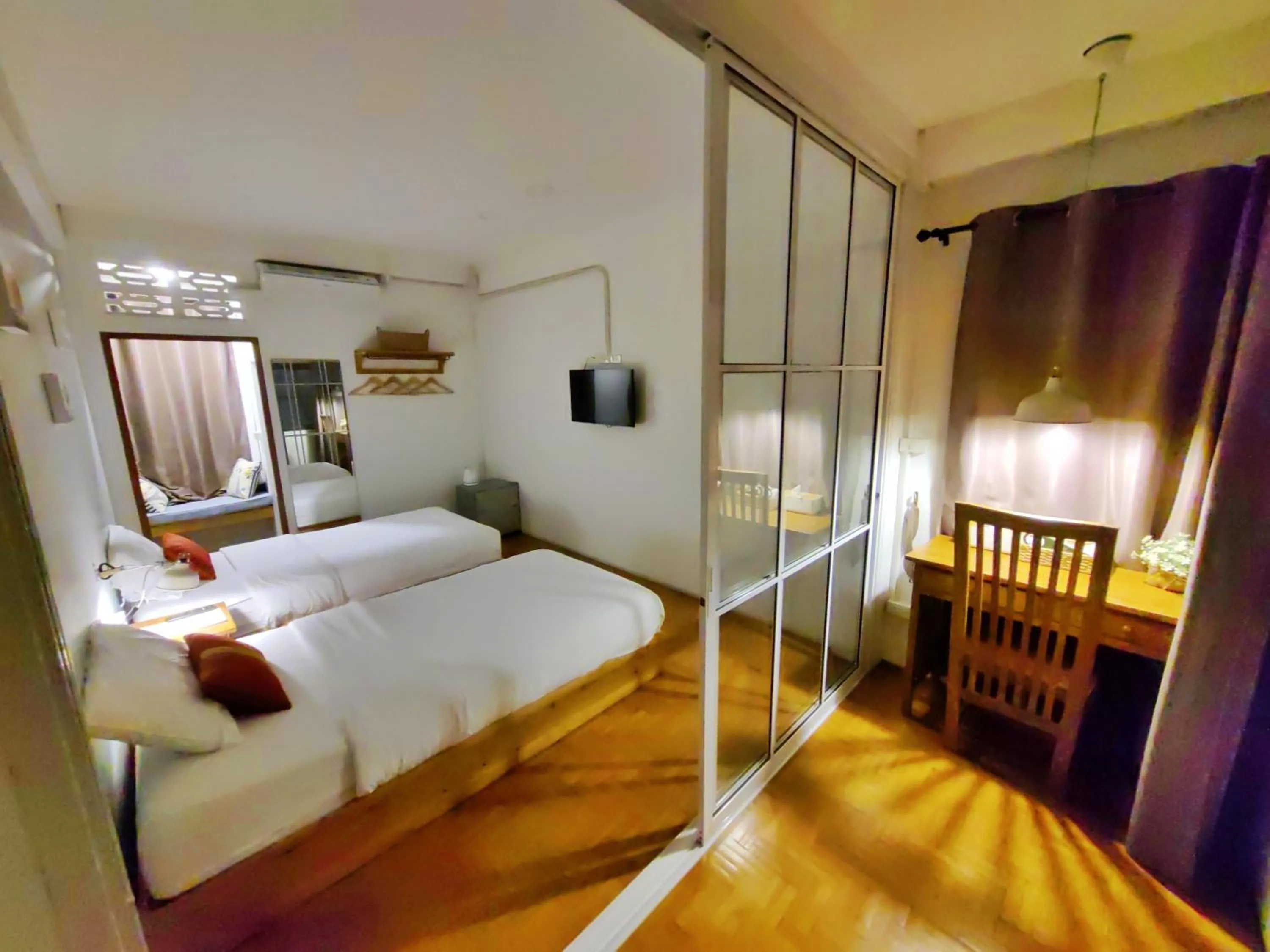 Bed in Chiang Mai Gate house