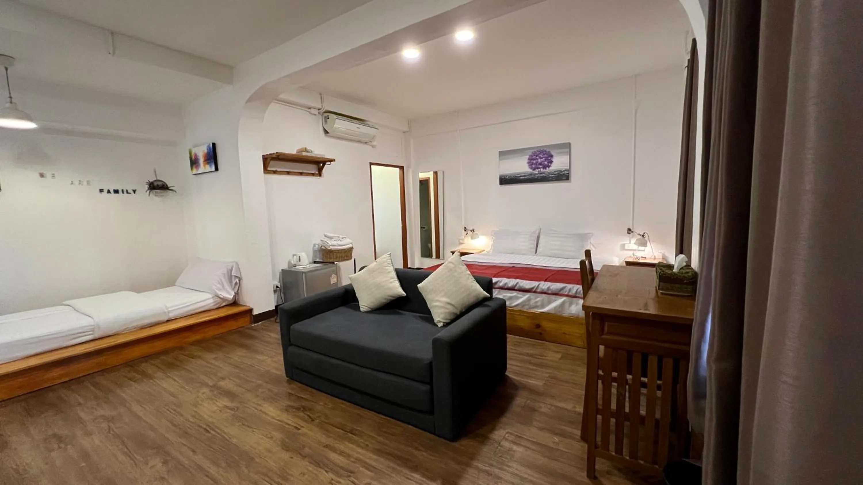 Bed in Chiang Mai Gate house