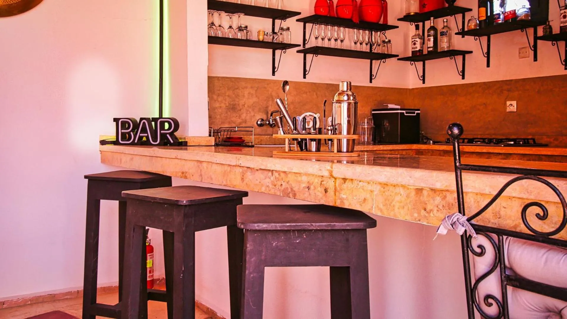 Lounge or bar in Riad RIM