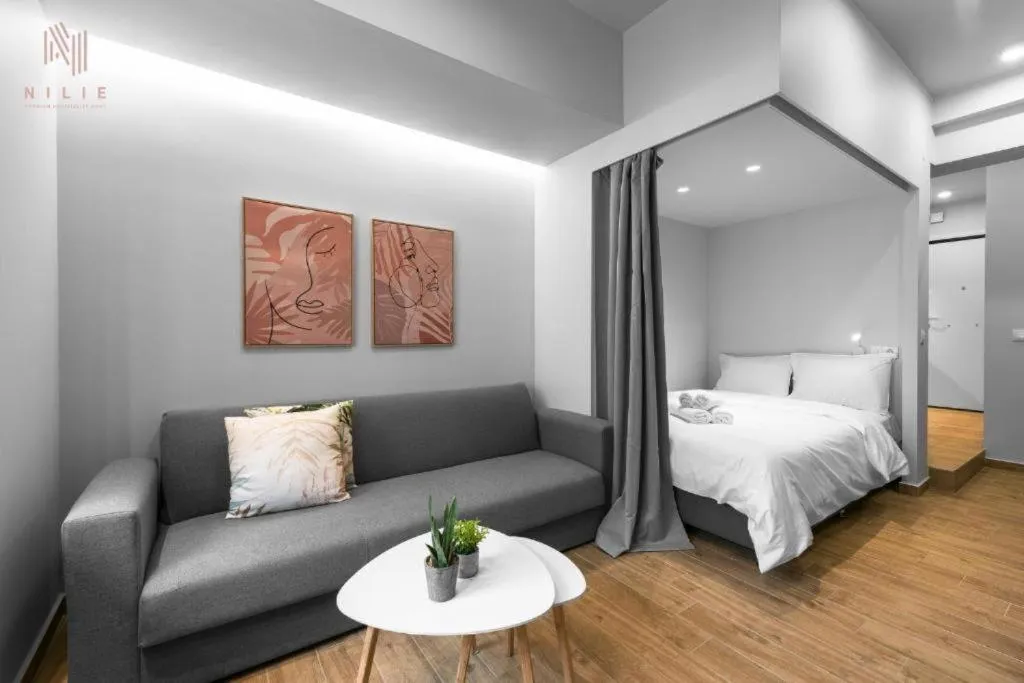 Living room, Bed in Big Apple, Nilie Hospitality MGMT