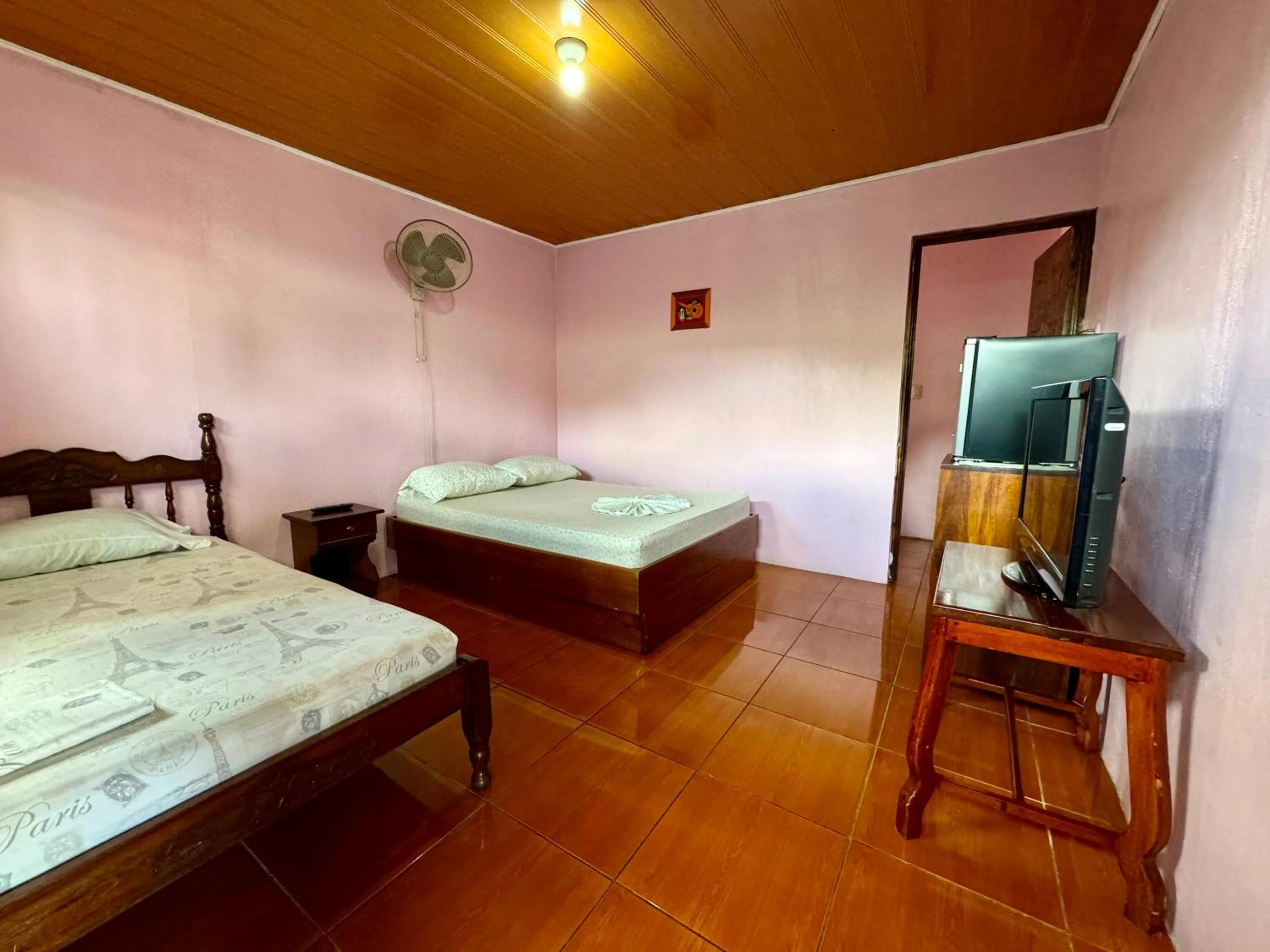 Bed in Cabinas Las Palmas del Sol